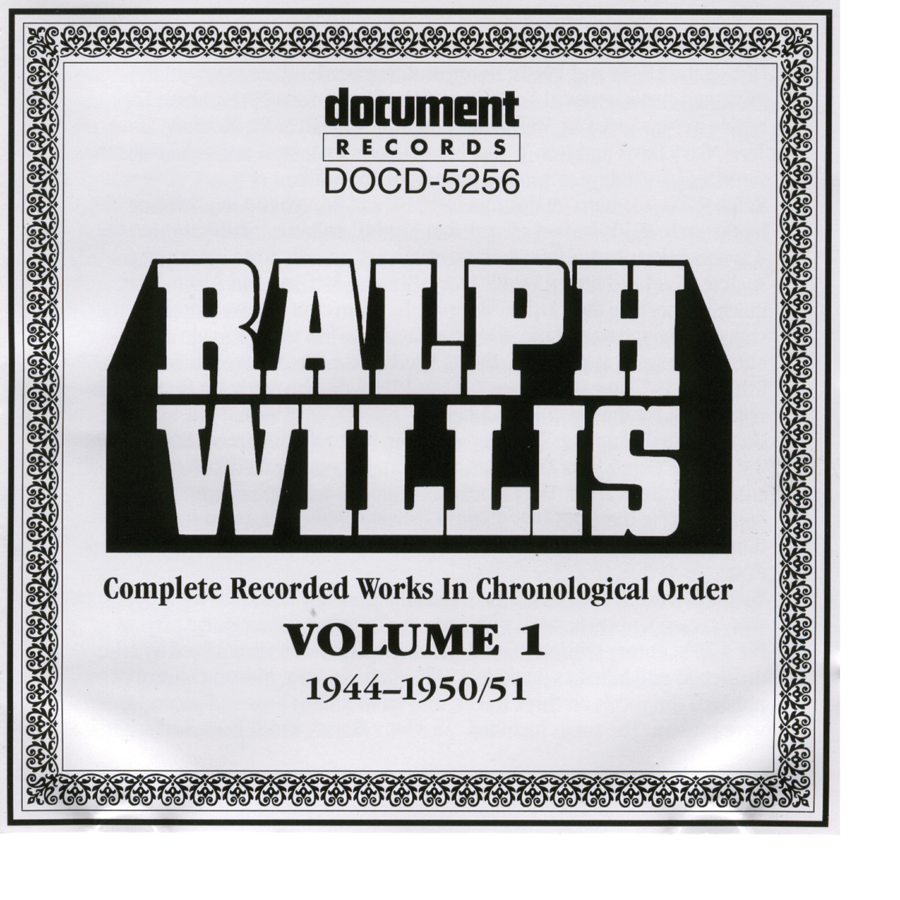 Релиз Ralph Willis Vol. 1 1944-1951