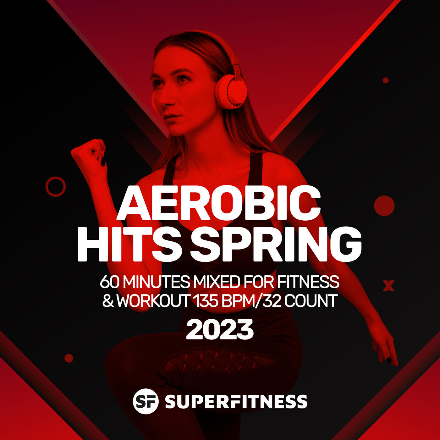 Релиз Aerobic Hits Spring 2023: 60 Minutes Mixed For Fitness & Workout 135 Bpm / 32 Count