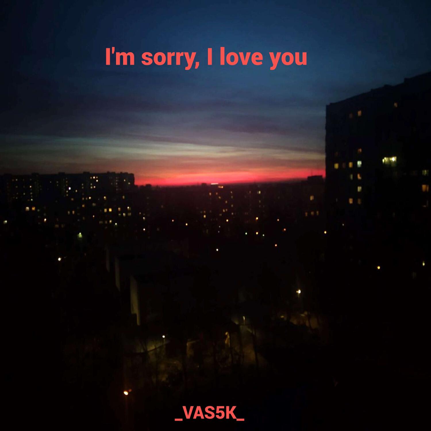 Релиз I'm sorry, I love you