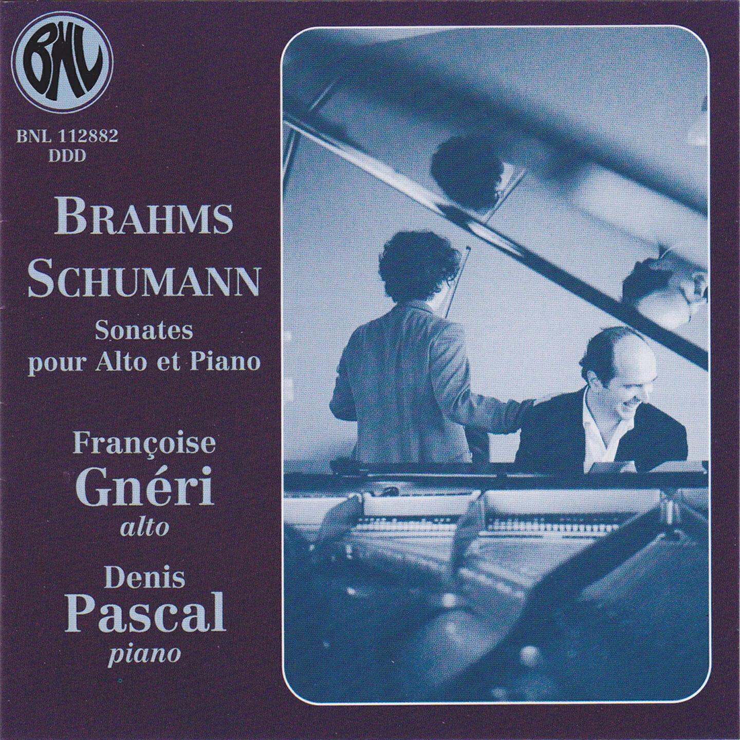 Релиз Sonates pour alto et piano