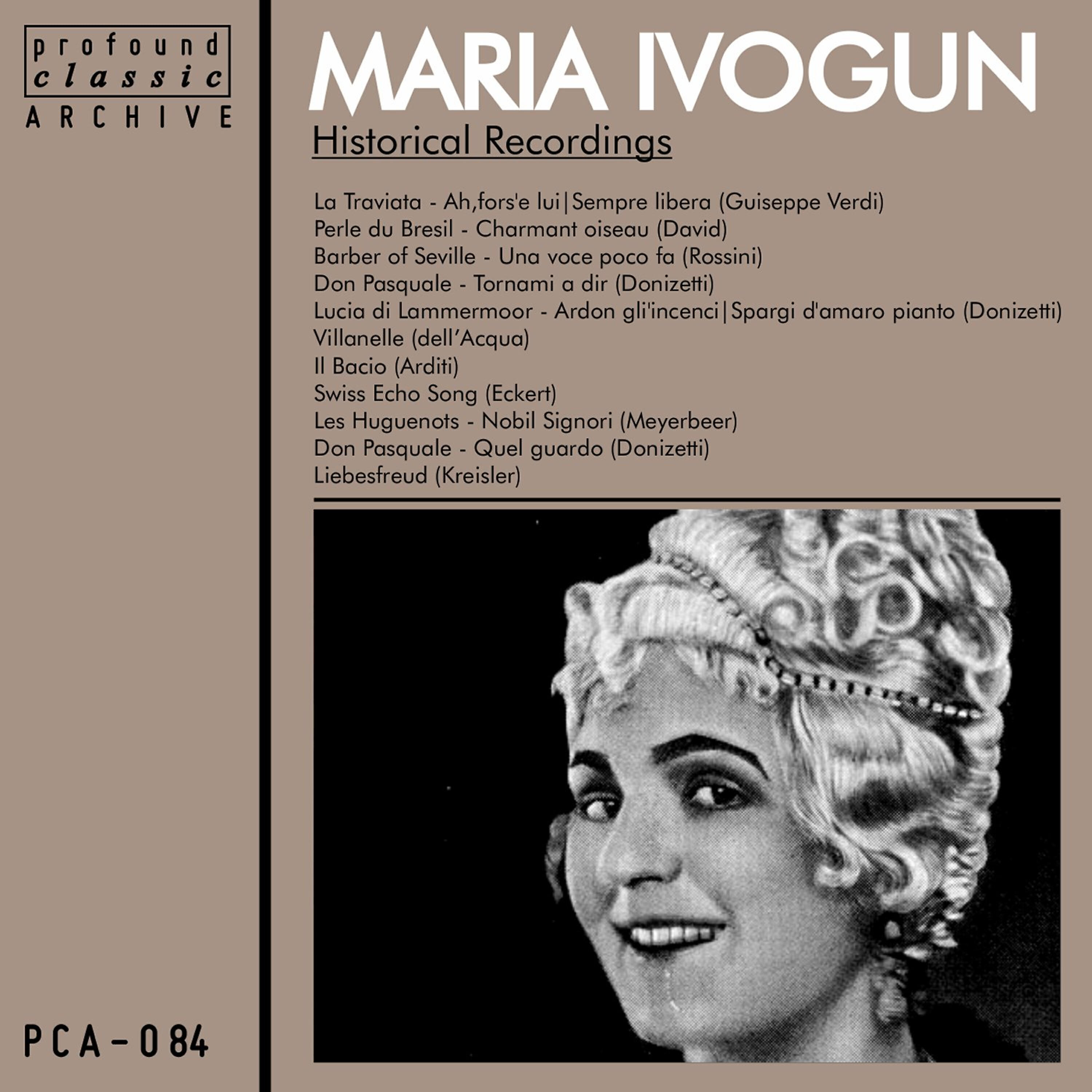 Релиз Maria Ivogun, Soprano