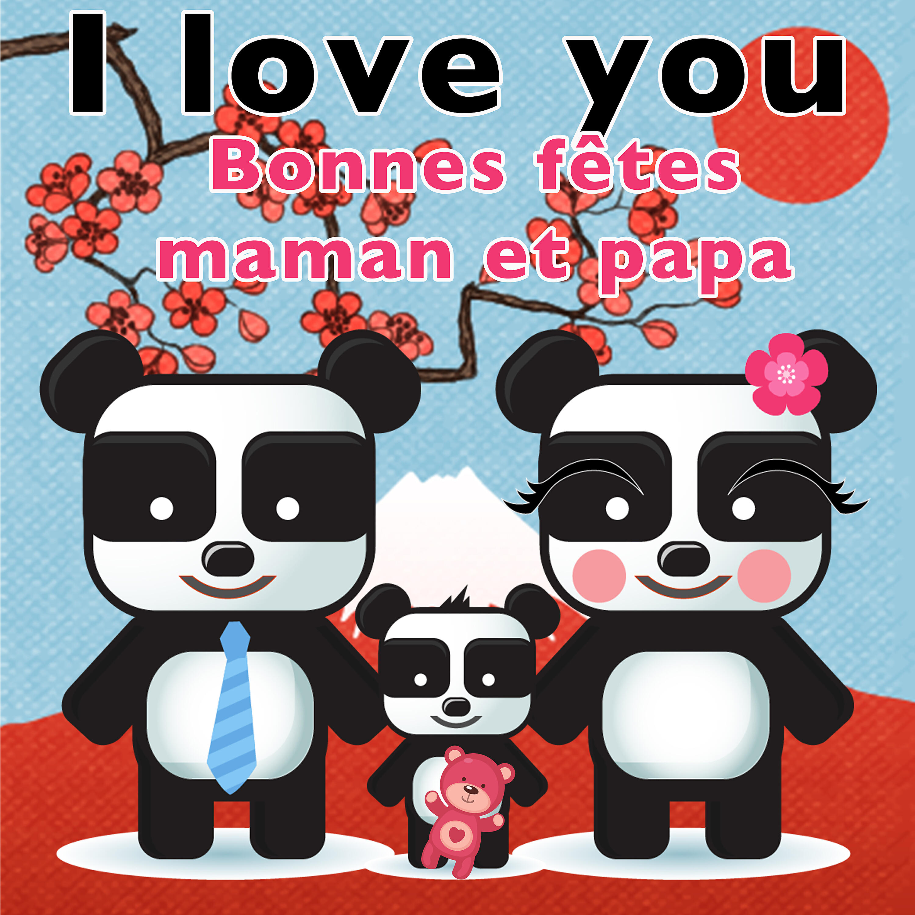 Релиз I love you, je t'aime maman papa