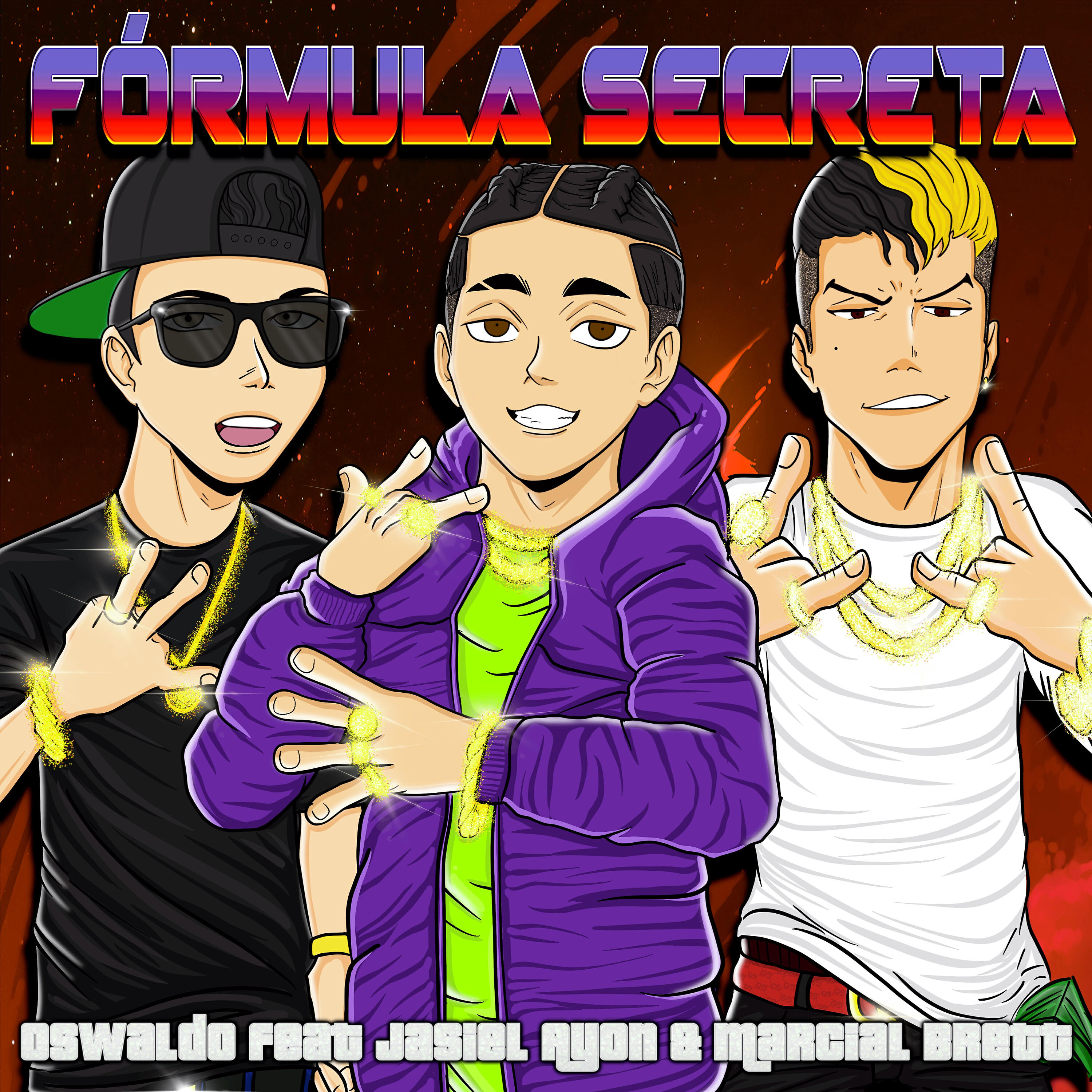 Скачать песню Oswaldo, Jasiel Ayon, Marcial Brett - Fórmula Secreta бесплатно в MP3 для Android и iOS