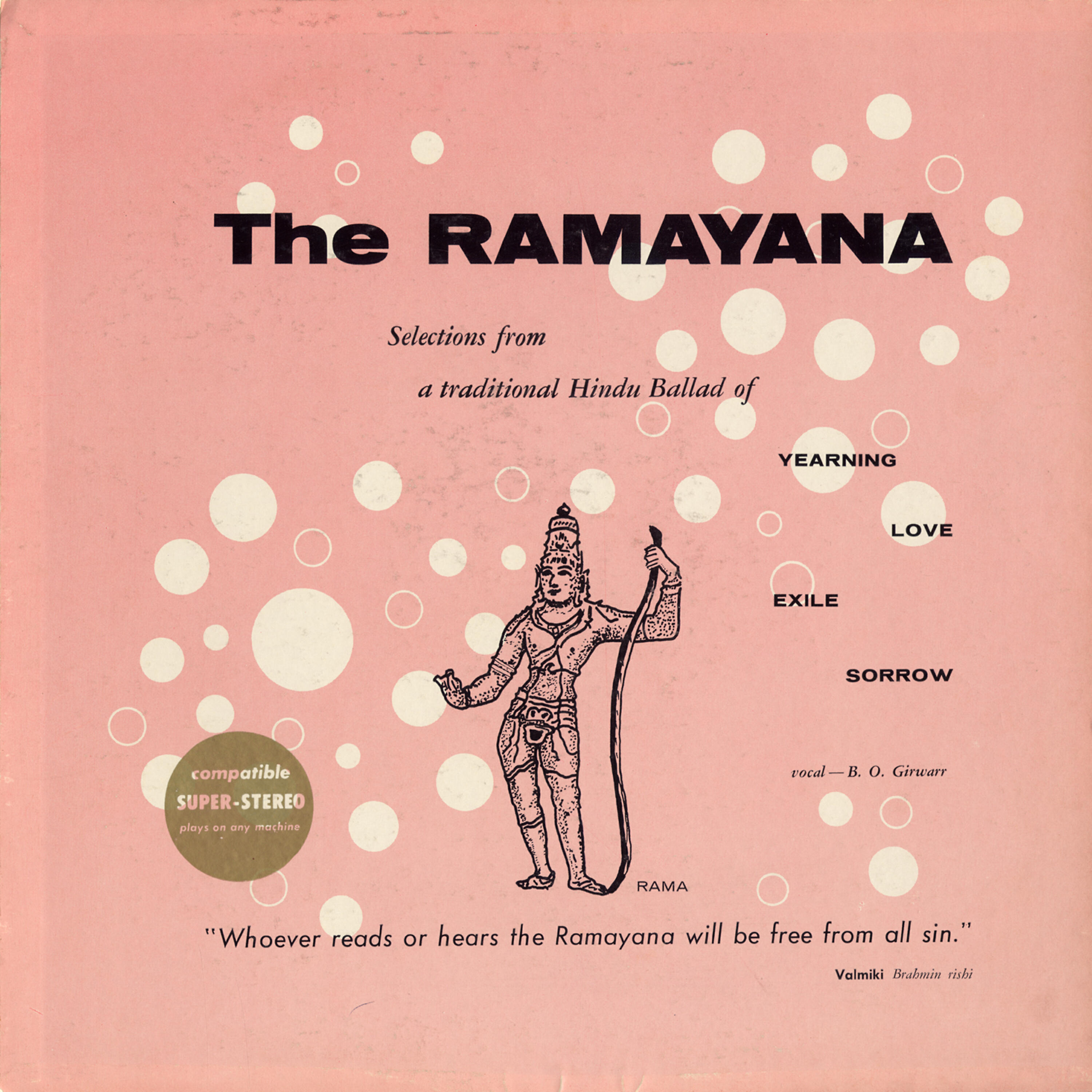 Ramayan Sewak Sang of Trinidad: B.O. Girwarr