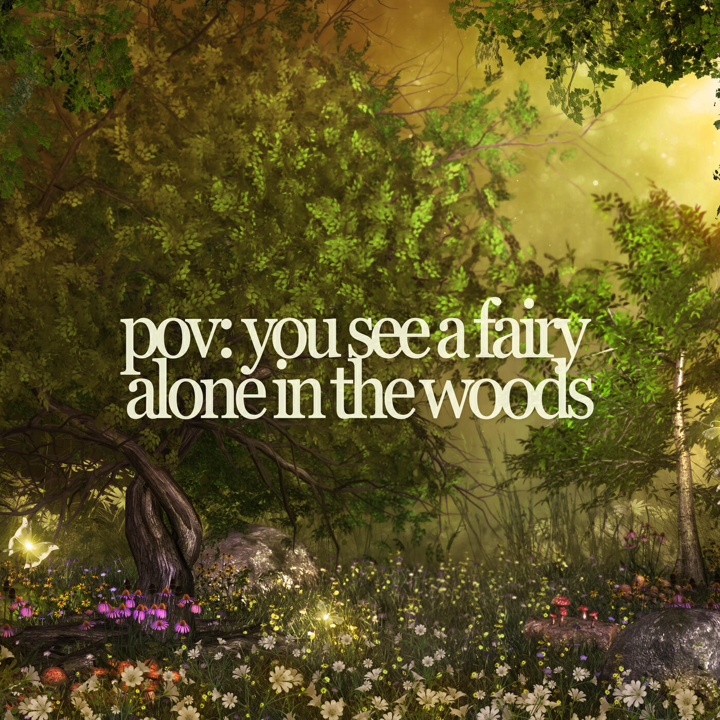 Релиз pov: you see a fairy dancing alone in the woods