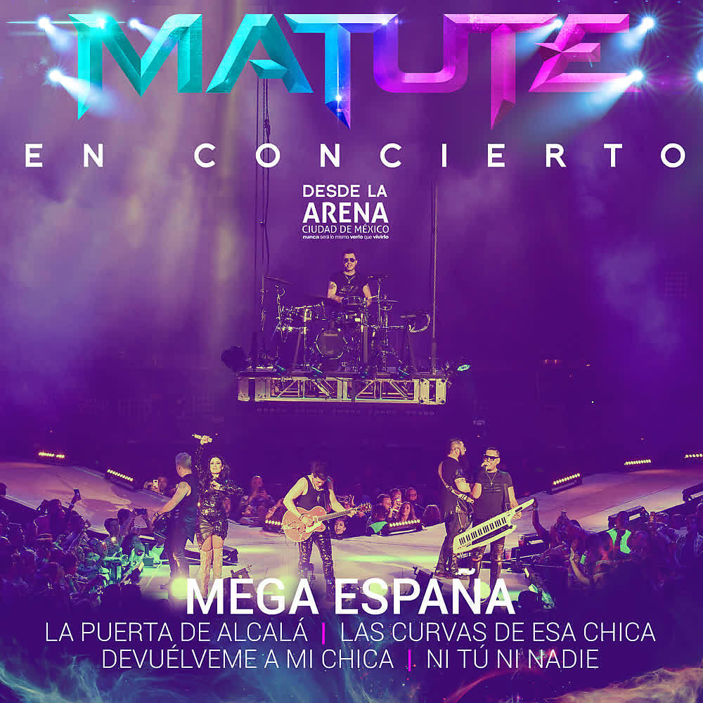 Релиз Mega España (La Puerta De Alcalá / Las Curvas De Esa Chica / Devuélveme a Mi Chica / Ni Tú Ni Nadie) (En Concierto)