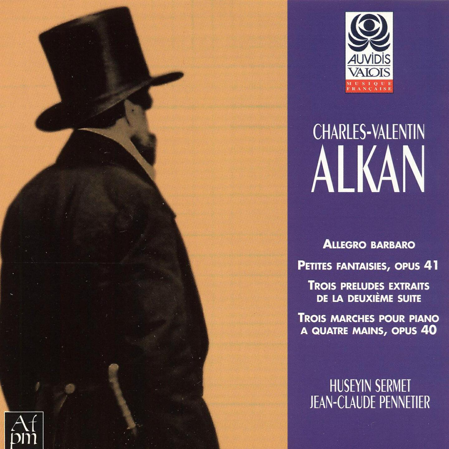 Релиз Alkan: Allegro barbaro, petites fantaisies, trois préludes et trois marches à quatre mains