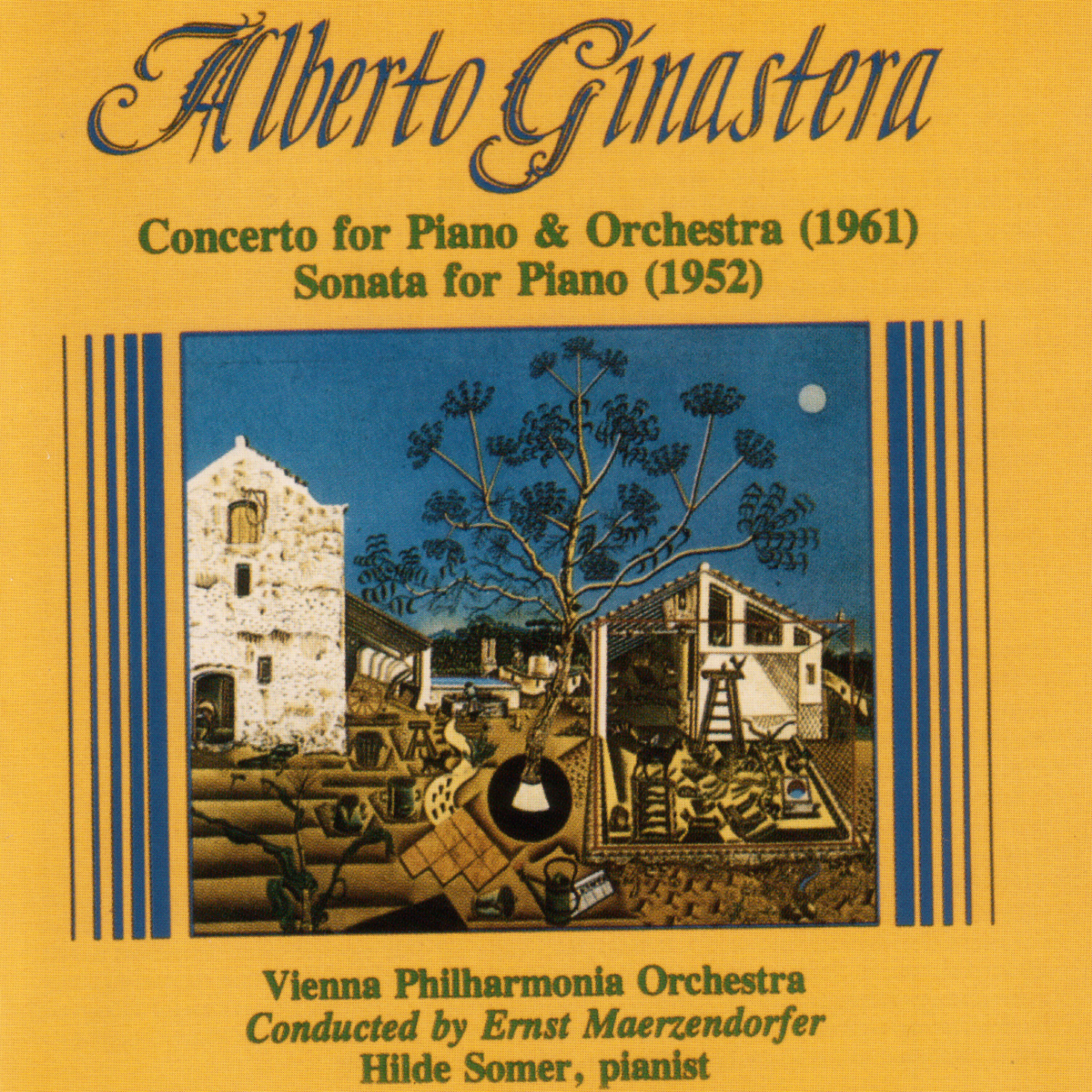 Релиз Concerto for Piano & Orchestra, Sonata for Piano by Alberto Ginastera
