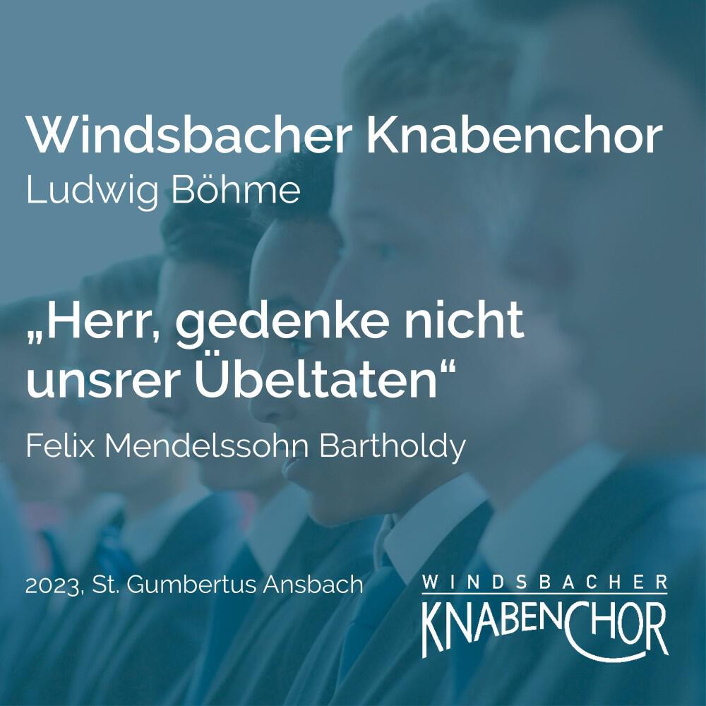Релиз Herr, gedenke nicht unsrer Übeltaten