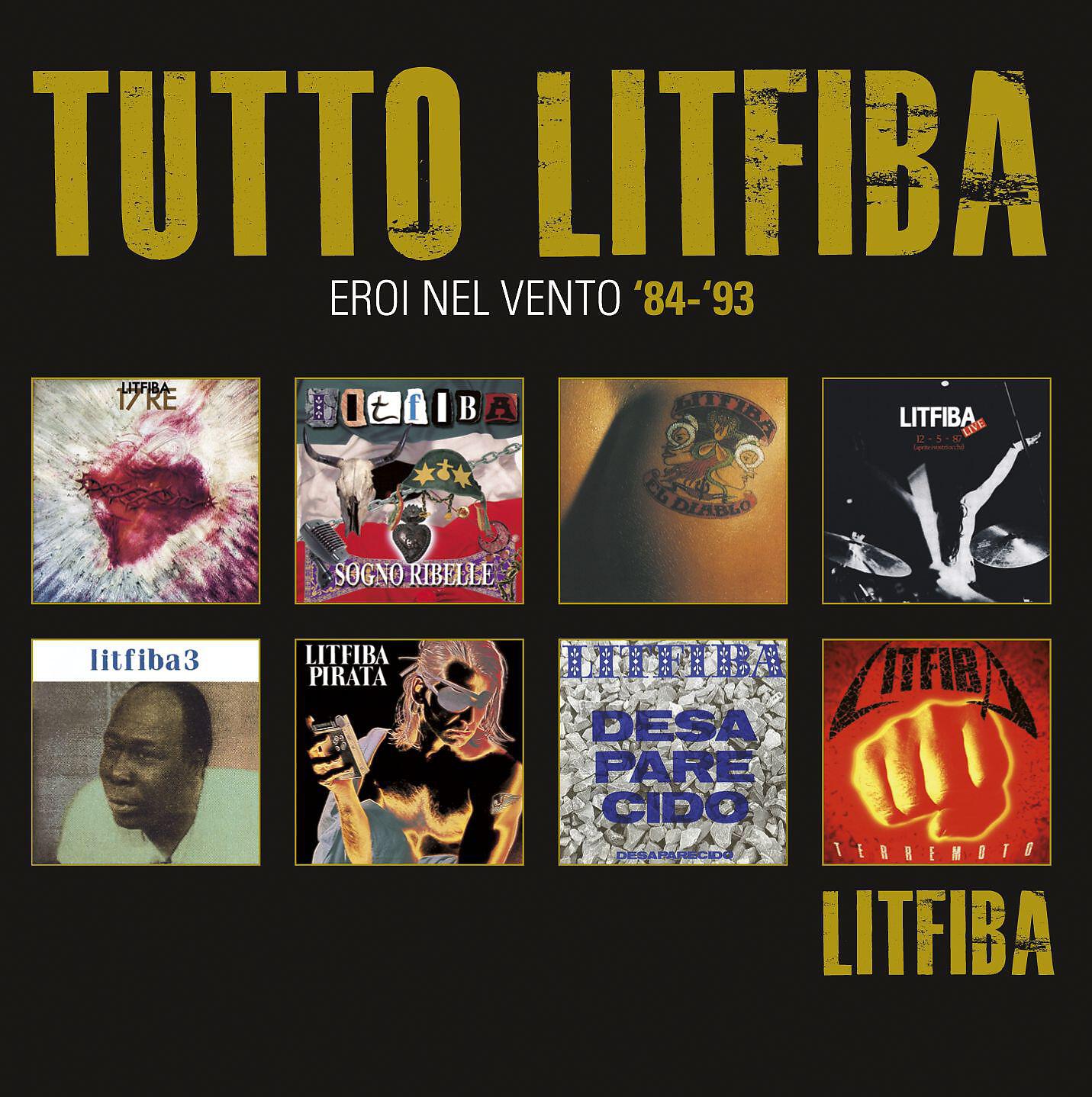 Постер альбома Tutto Litfiba "Eroi nel vento 1984-1993"