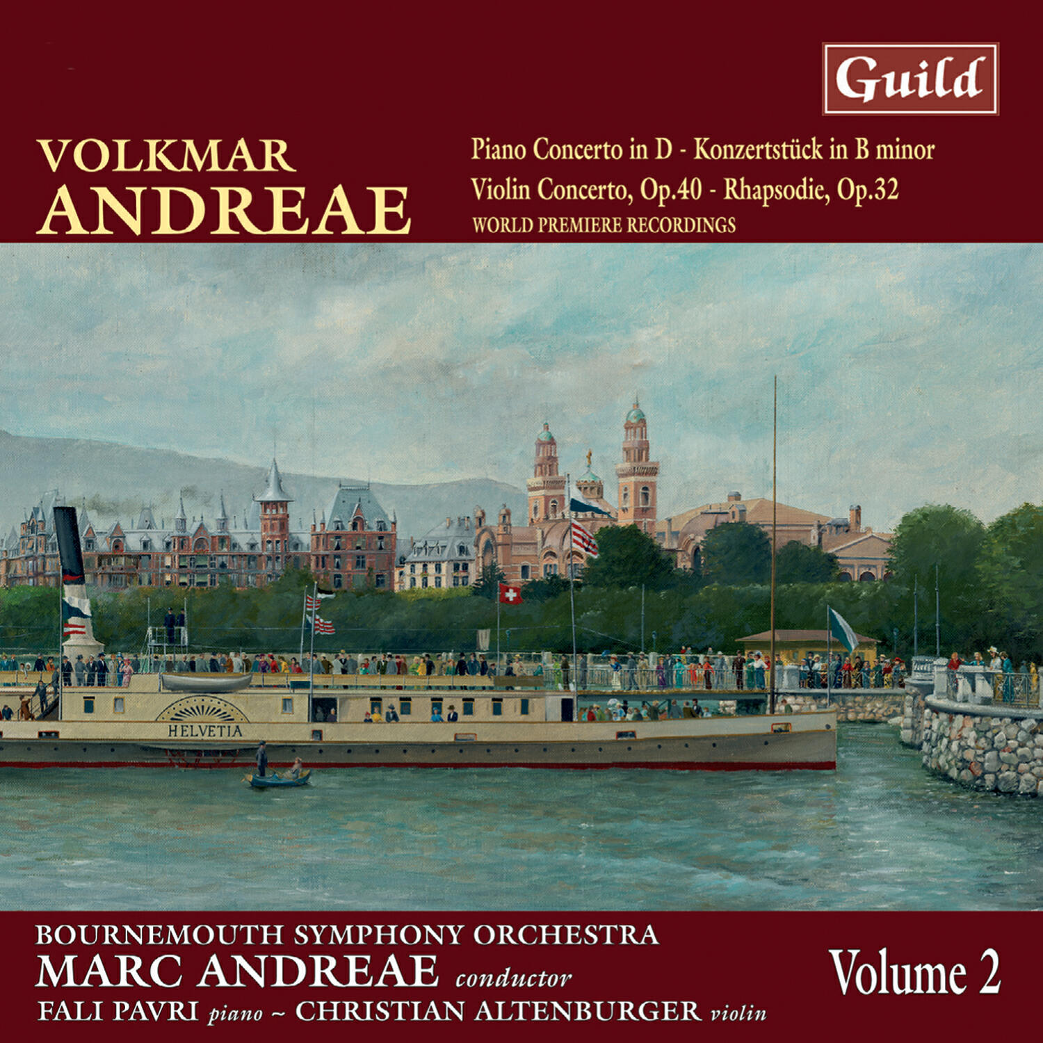 Релиз Andreae: Piano Concerto in D, Violin Concerto in F Minor, Rhapsodie for Violin and Orchestra