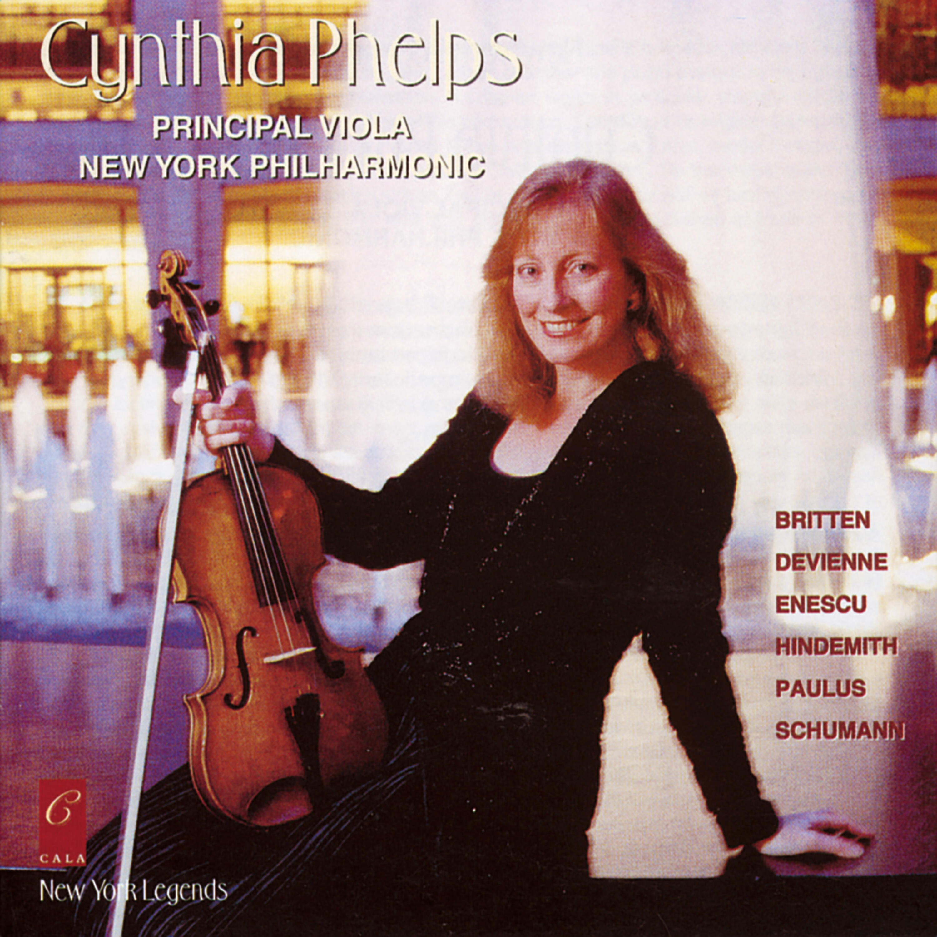 Релиз Cynthia Phelps Plays Enescu, Britten, Hindemith, Devienne, Paulus and Schumann