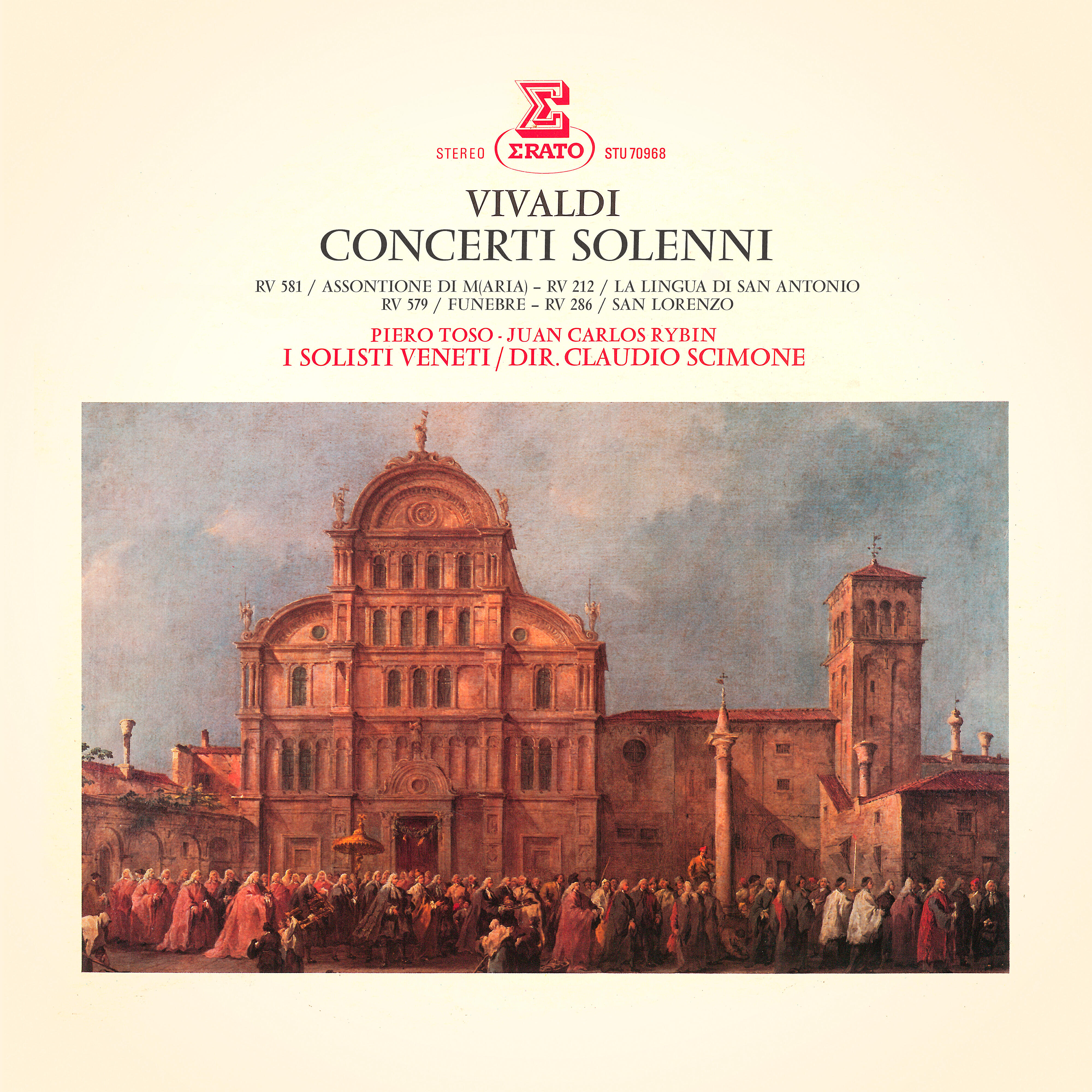 Релиз Vivaldi: Concerti solenni, RV 212, 286, 556, 579 & 581