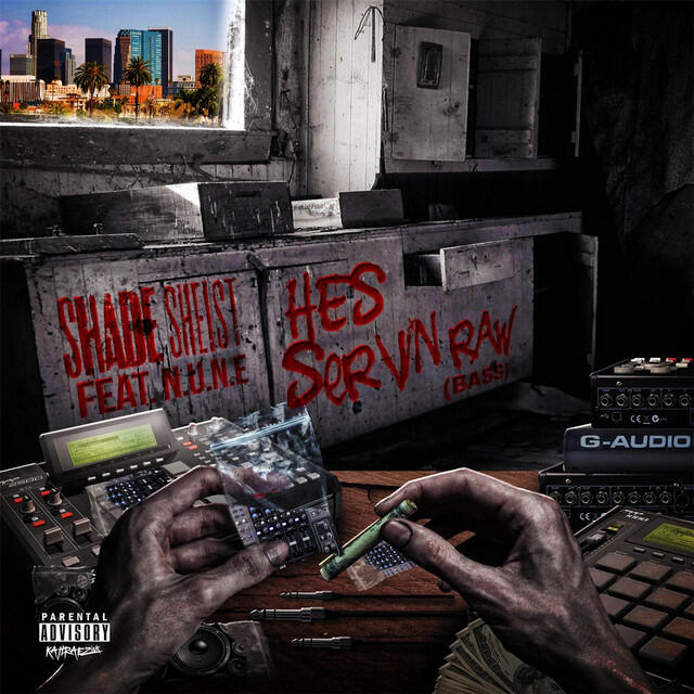 Релиз He's Servin' Raw Bass (feat. N.U.N.E.)