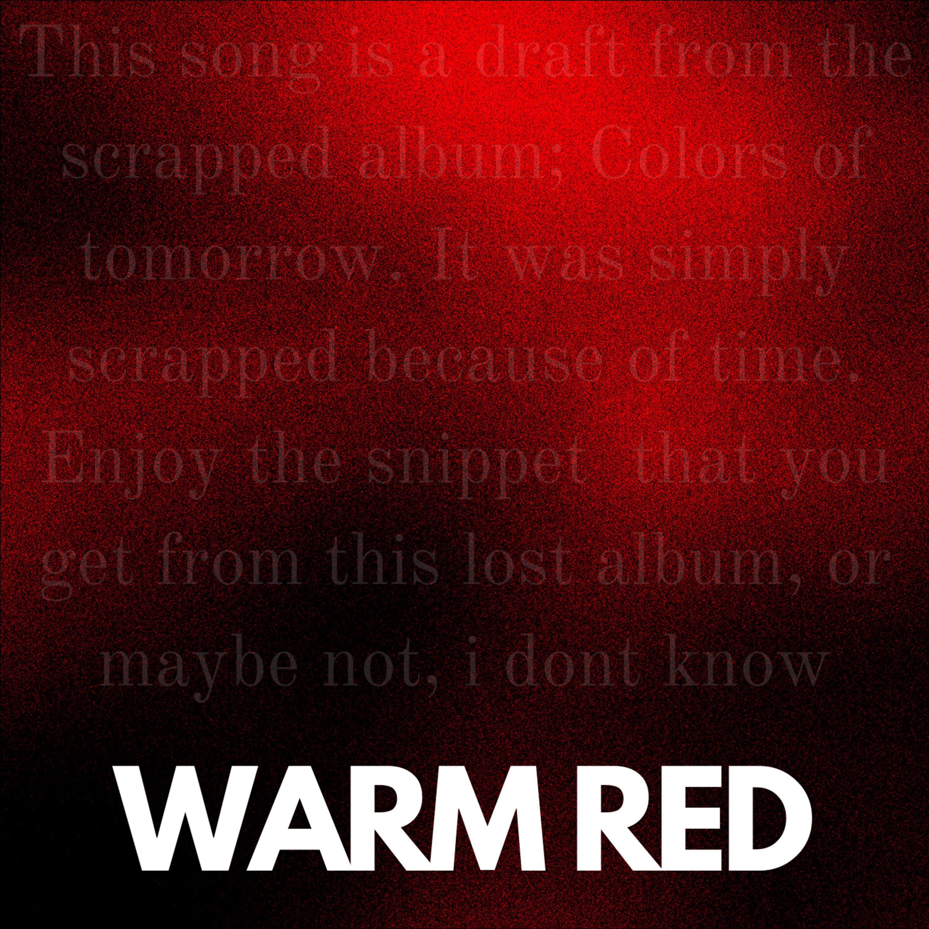 Релиз WARM RED