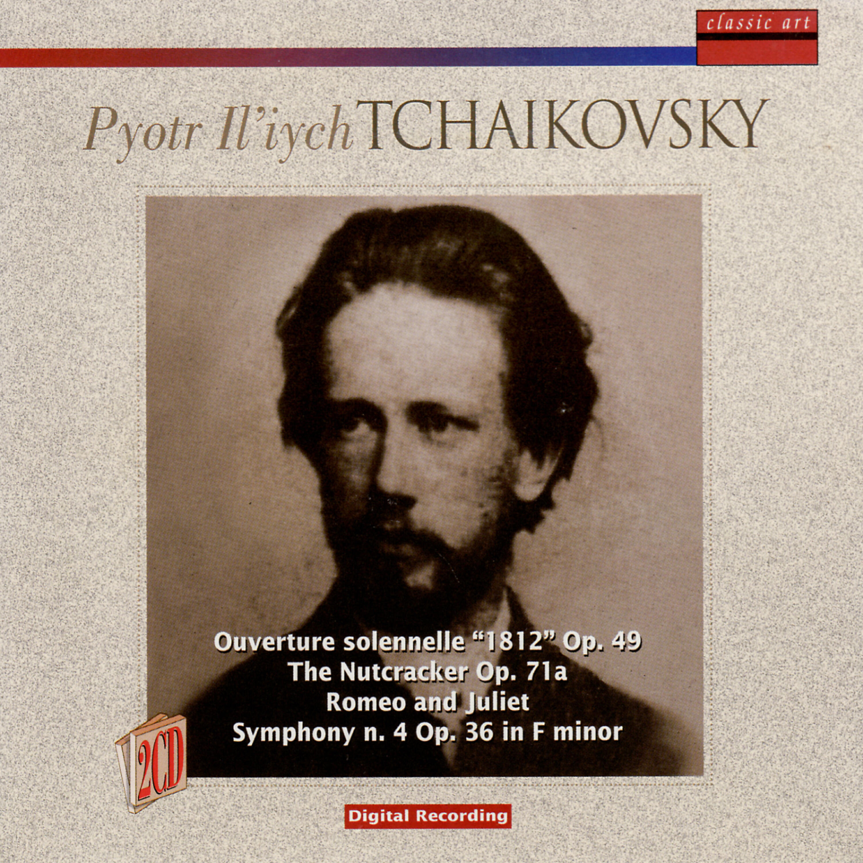 Релиз Tchaikovsky: 1812 Overture Op. 49, The Nutcracker Op. 49, Romeo and Juliet and Symphony n. 4 Op. 36 in F minor
