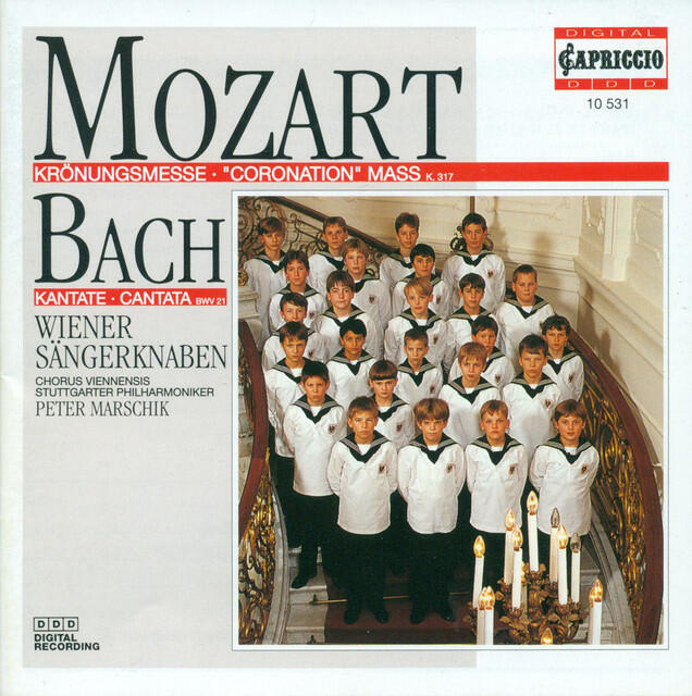 Релиз Mozart, W.A.: Mass No. 16, "Coronation Mass" / Bach, J.S.: Ich Hatte Viel Bekummernis