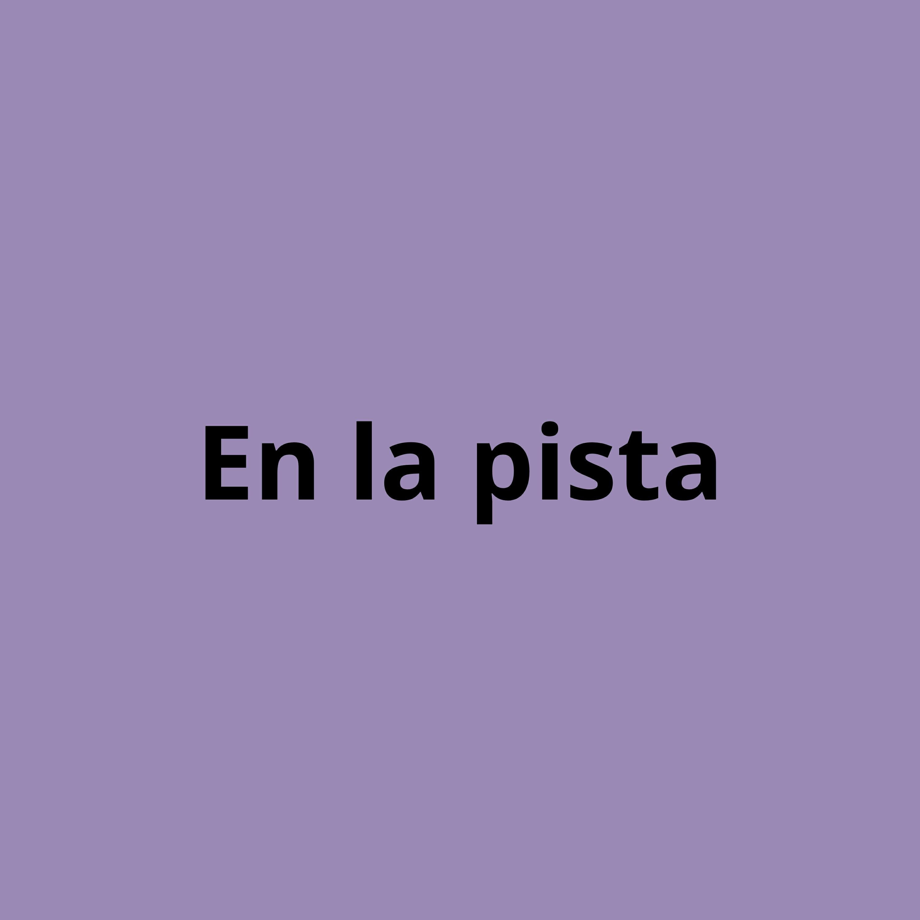 Релиз En la pista