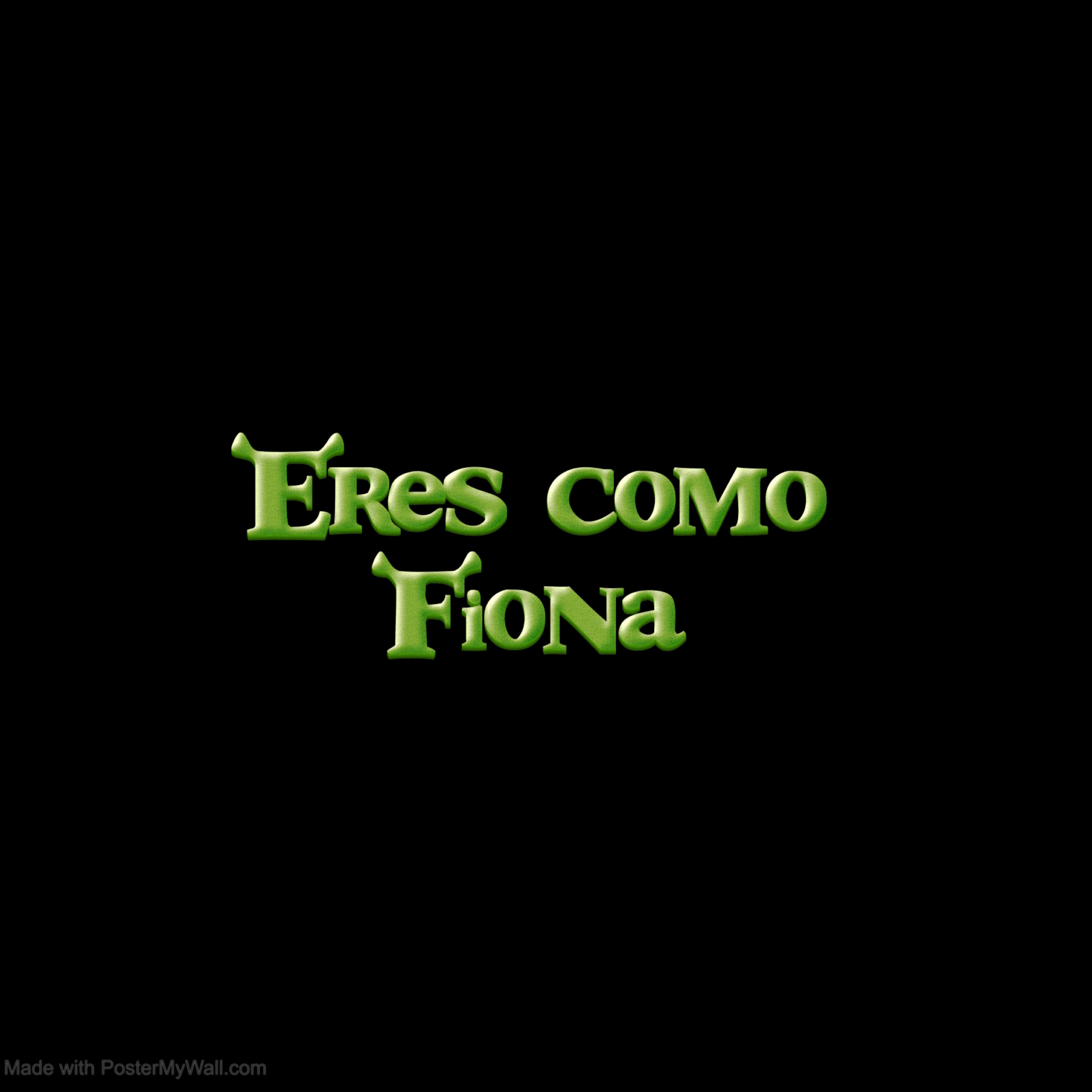 Релиз Eres Como Fiona