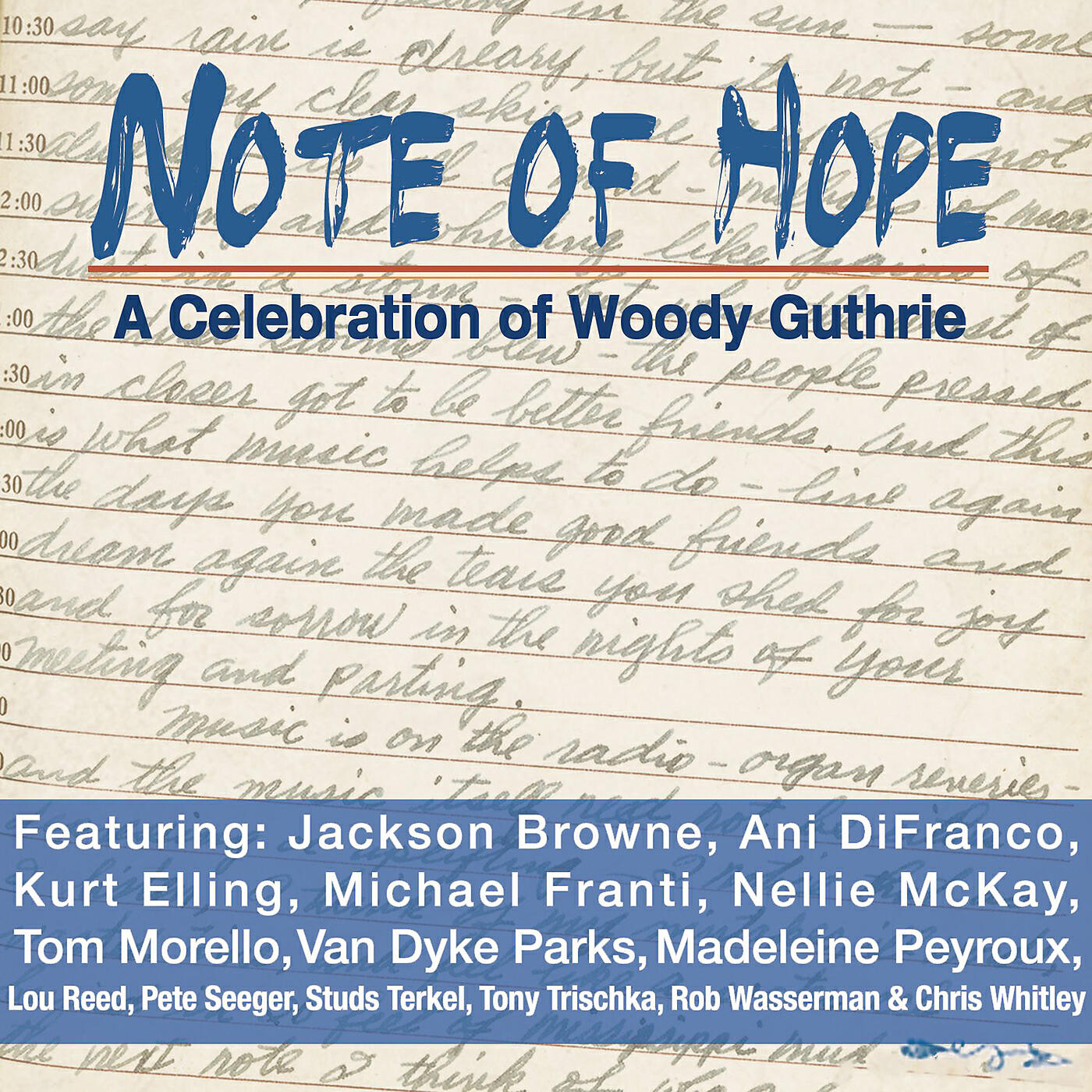 Релиз Note Of Hope: A Celebration Of Woodie Guthrie