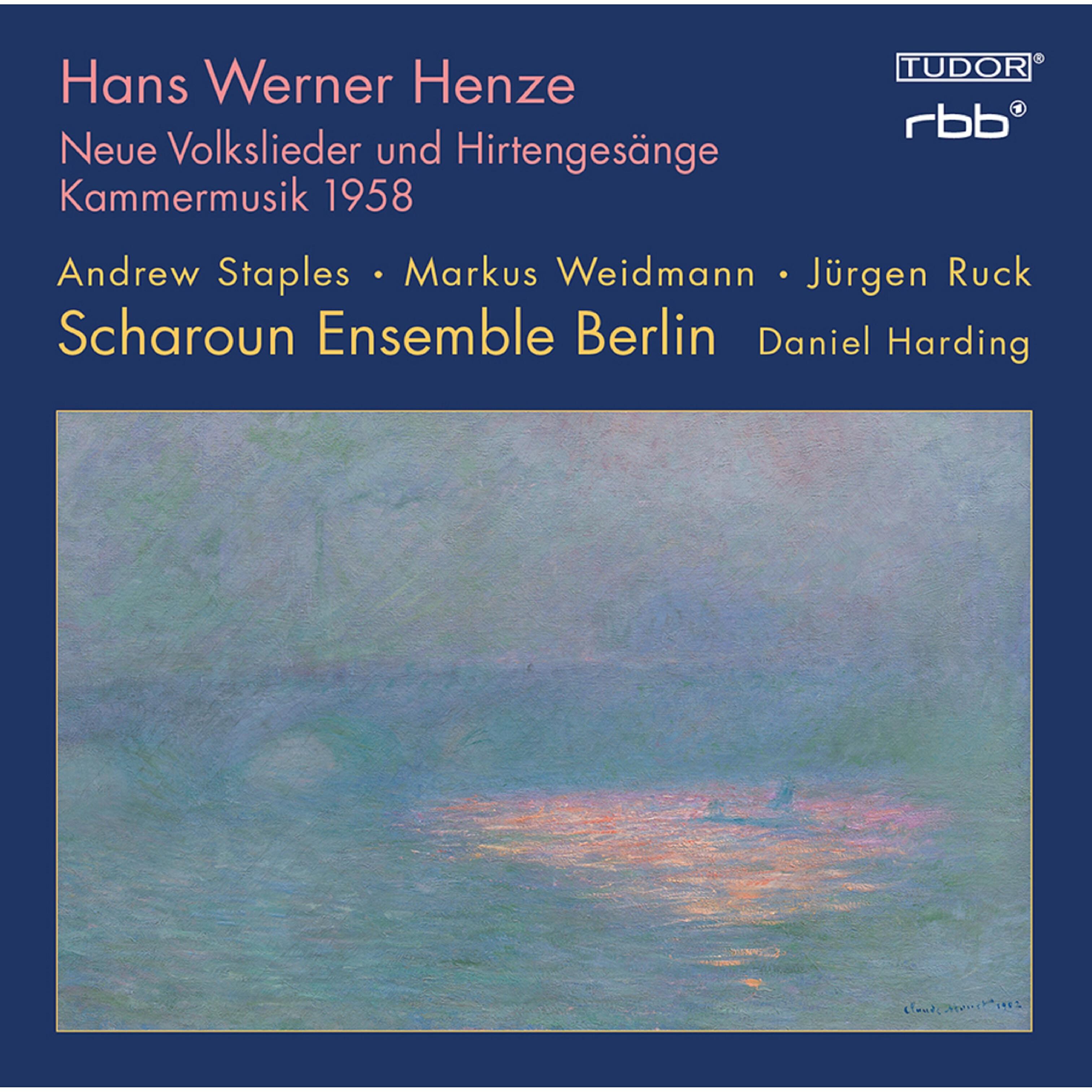 Релиз Henze: Neue Volkslieder und Hirtengesänge & Kammermusik 1958