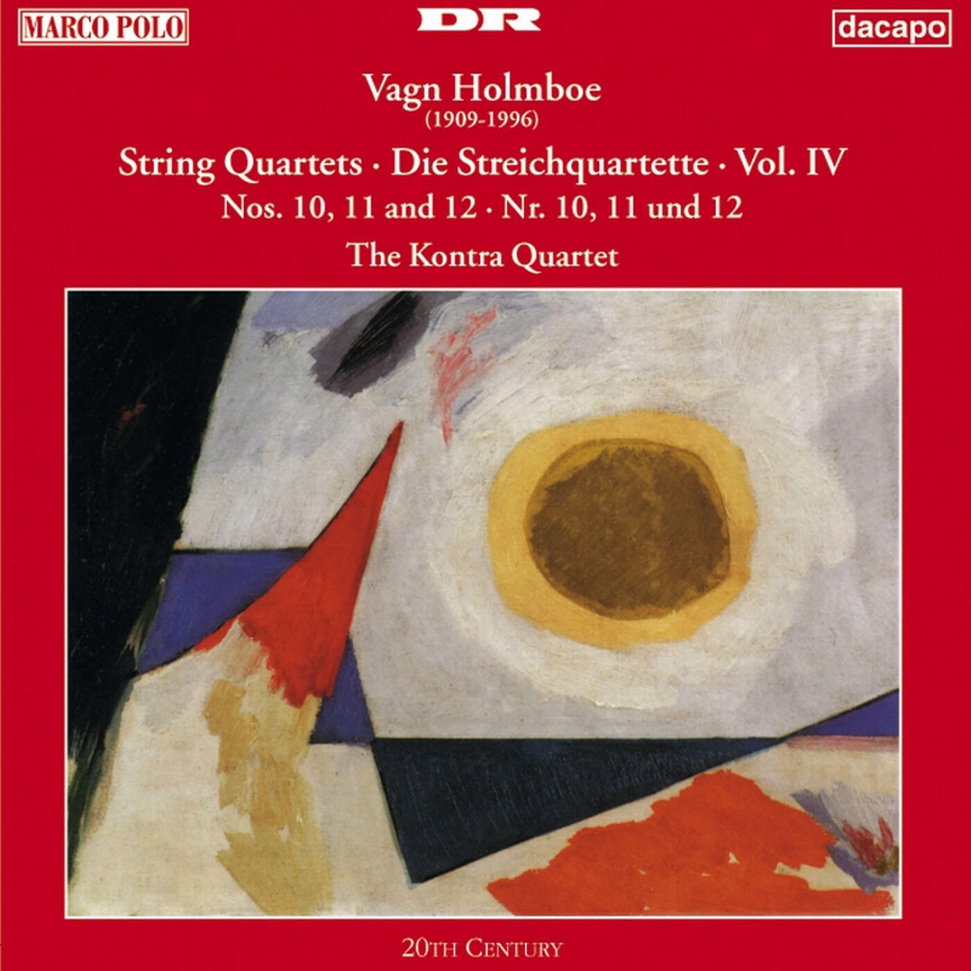 Релиз Holmboe: String Quartets Nos. 10, 11 & 12
