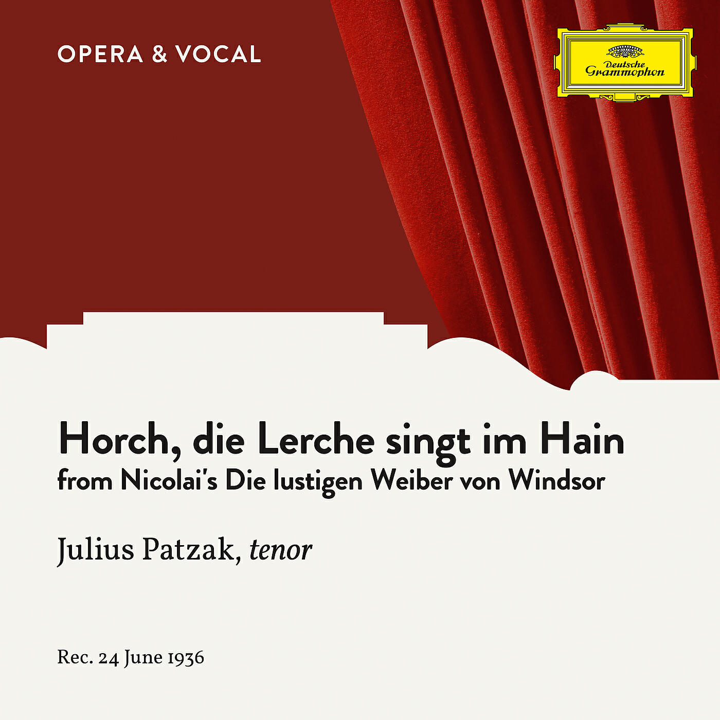 Релиз Nicolai: Horch, die Lerche singt im Hain