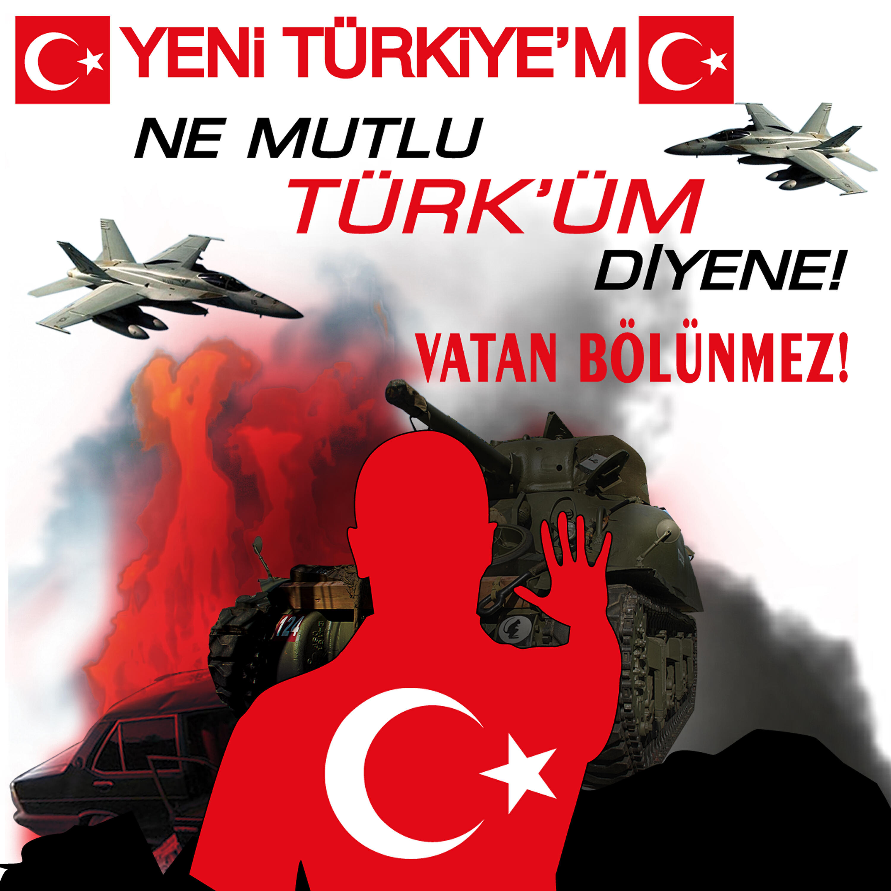 Релиз Yeni Türkiye'm / Ne Mutlu Türk'üm Diyene /  Vatan Bölünmez