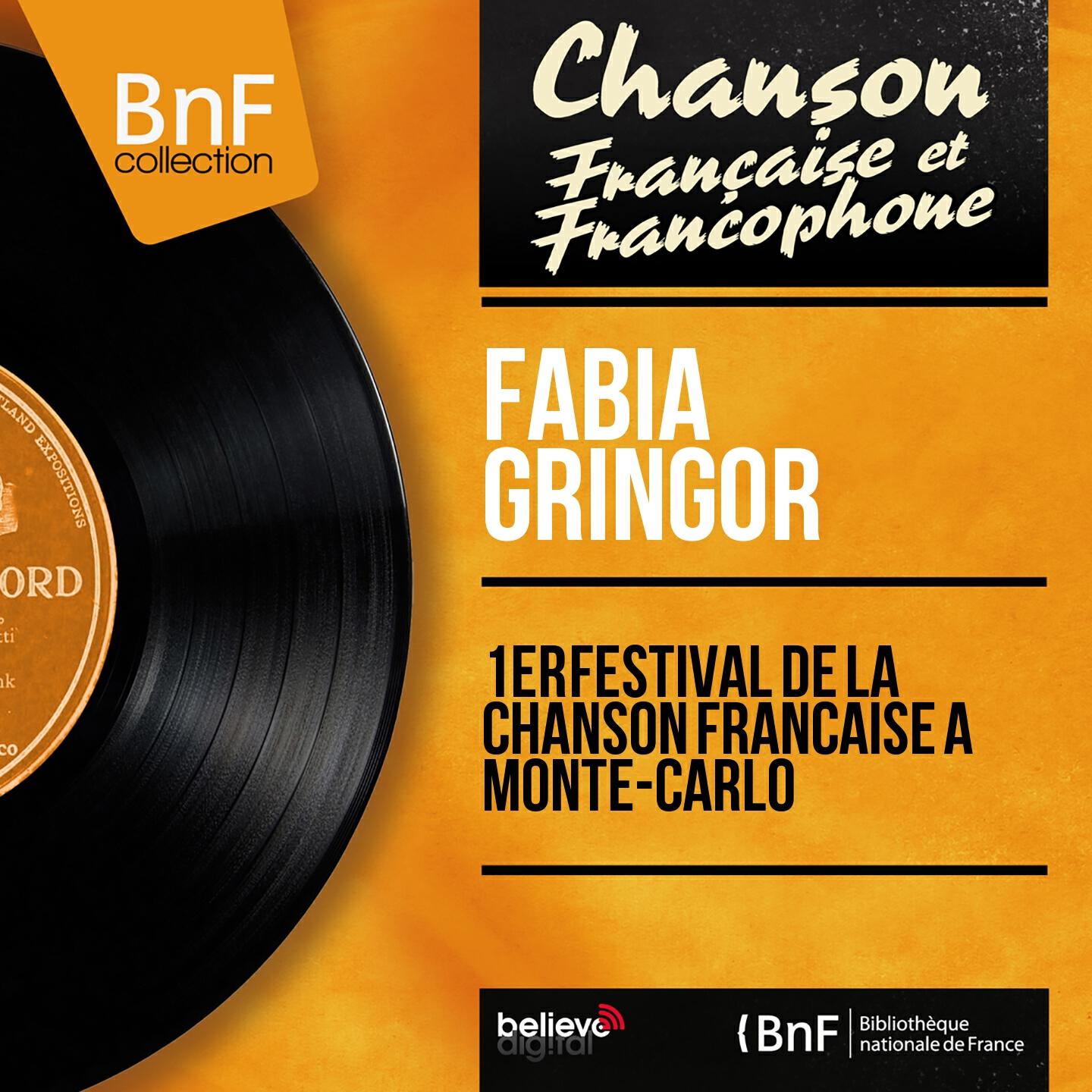Релиз 1er festival de la chanson française à Monte-Carlo (Mono Version)