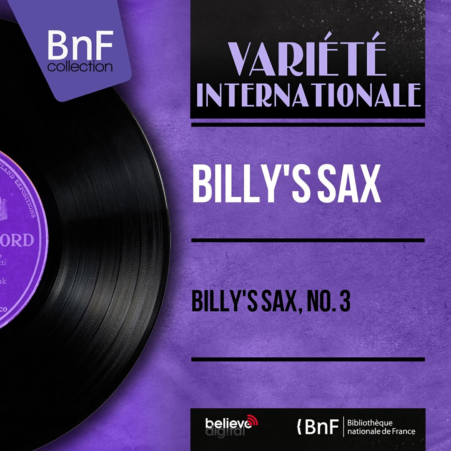 Релиз Billy's Sax, No. 3 (Mono Version)