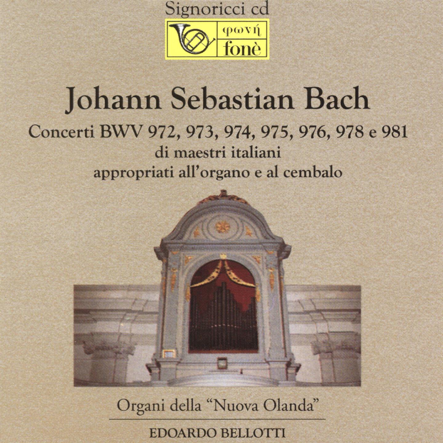 Релиз Bach: 16 Konzerte nach verschiedenen Meistern, Concertos Nos. 1 - 5, 7, 10