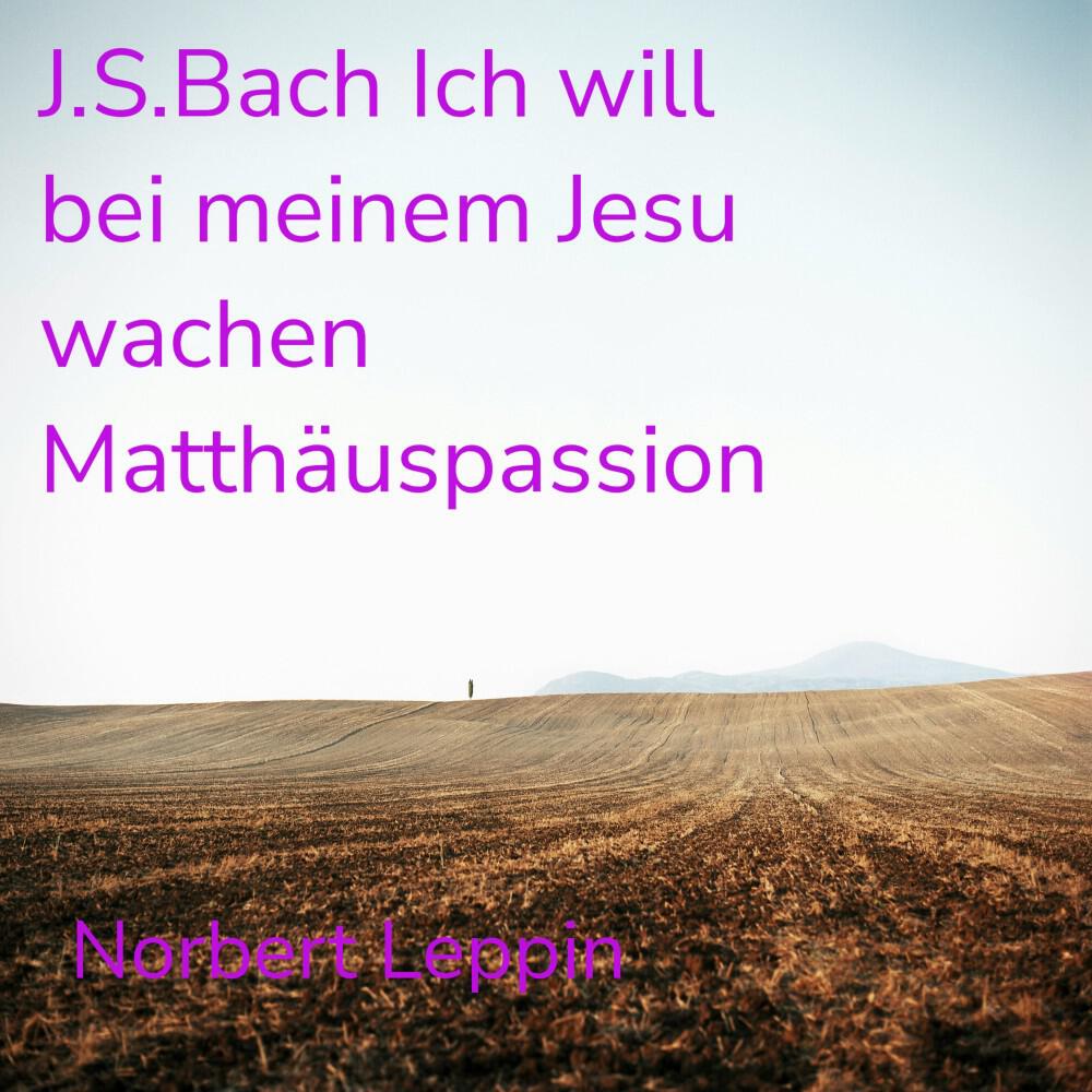 Релиз J.s.bach Ich will bei meinem Jesu wachen Matthäuspassion
