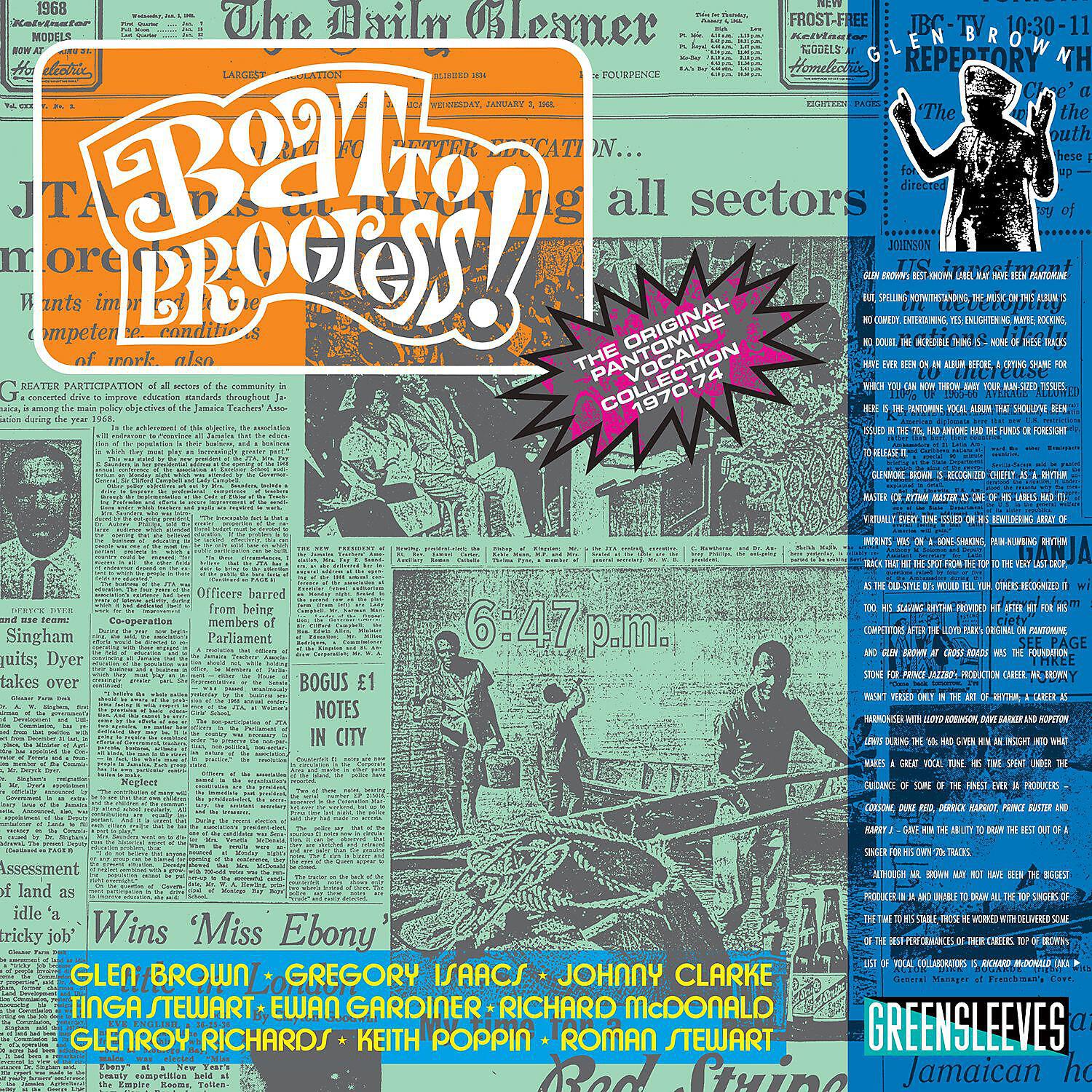Релиз Glen Brown: Boat To Progress - The Original Pantomine Vocal Collection 1970-74
