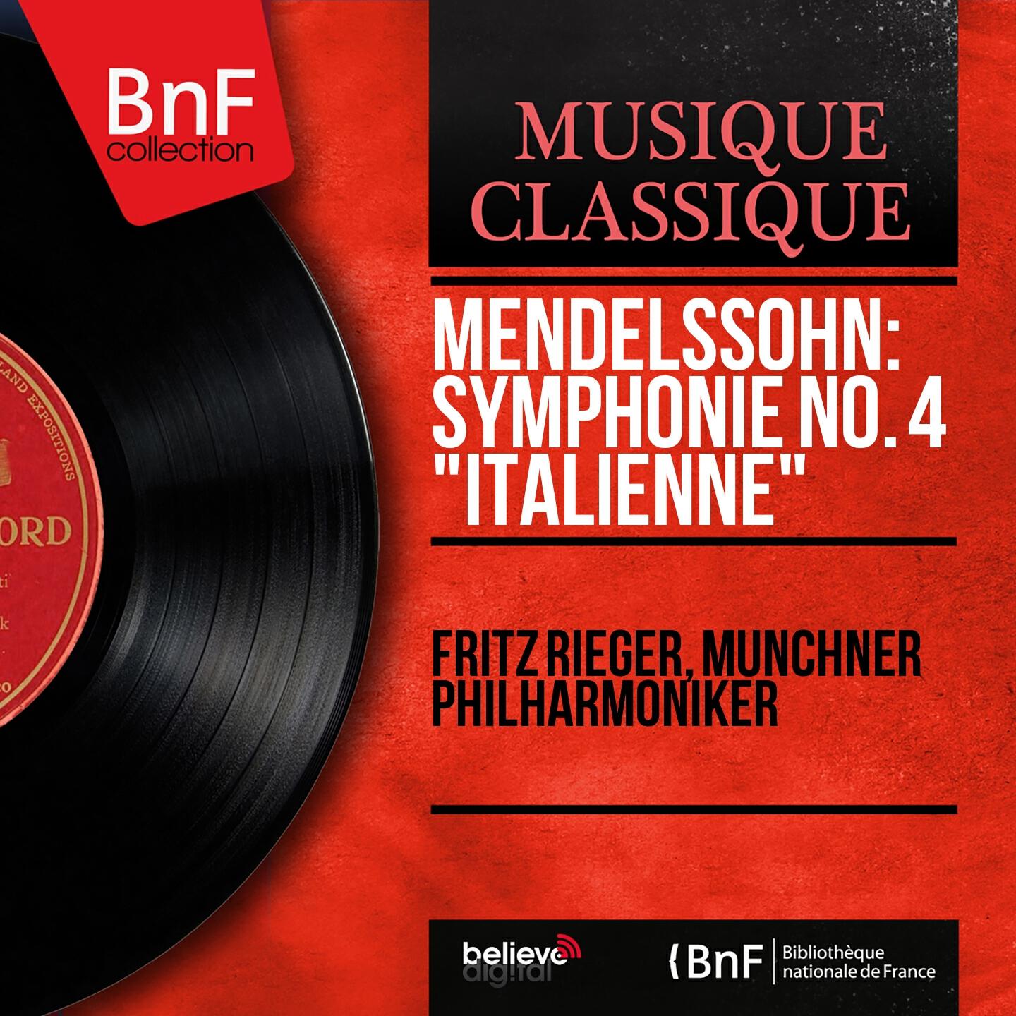 Релиз Mendelssohn: Symphonie No. 4 "Italienne" (Mono Version)
