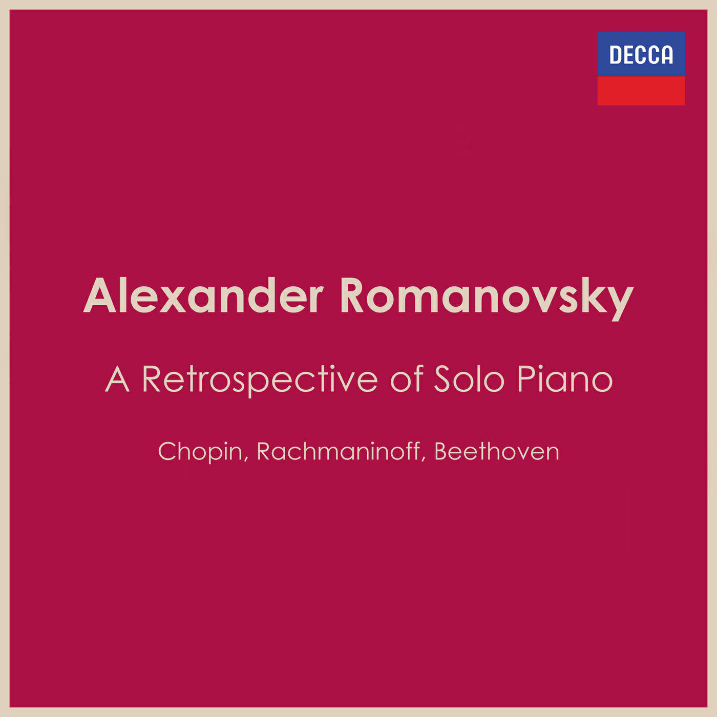 Релиз "A Retrospective of Solo Piano": Alexander Romanovsky