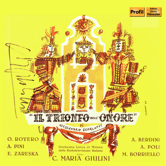 Релиз A. Scarlatti: Il trionfo dell'onore
