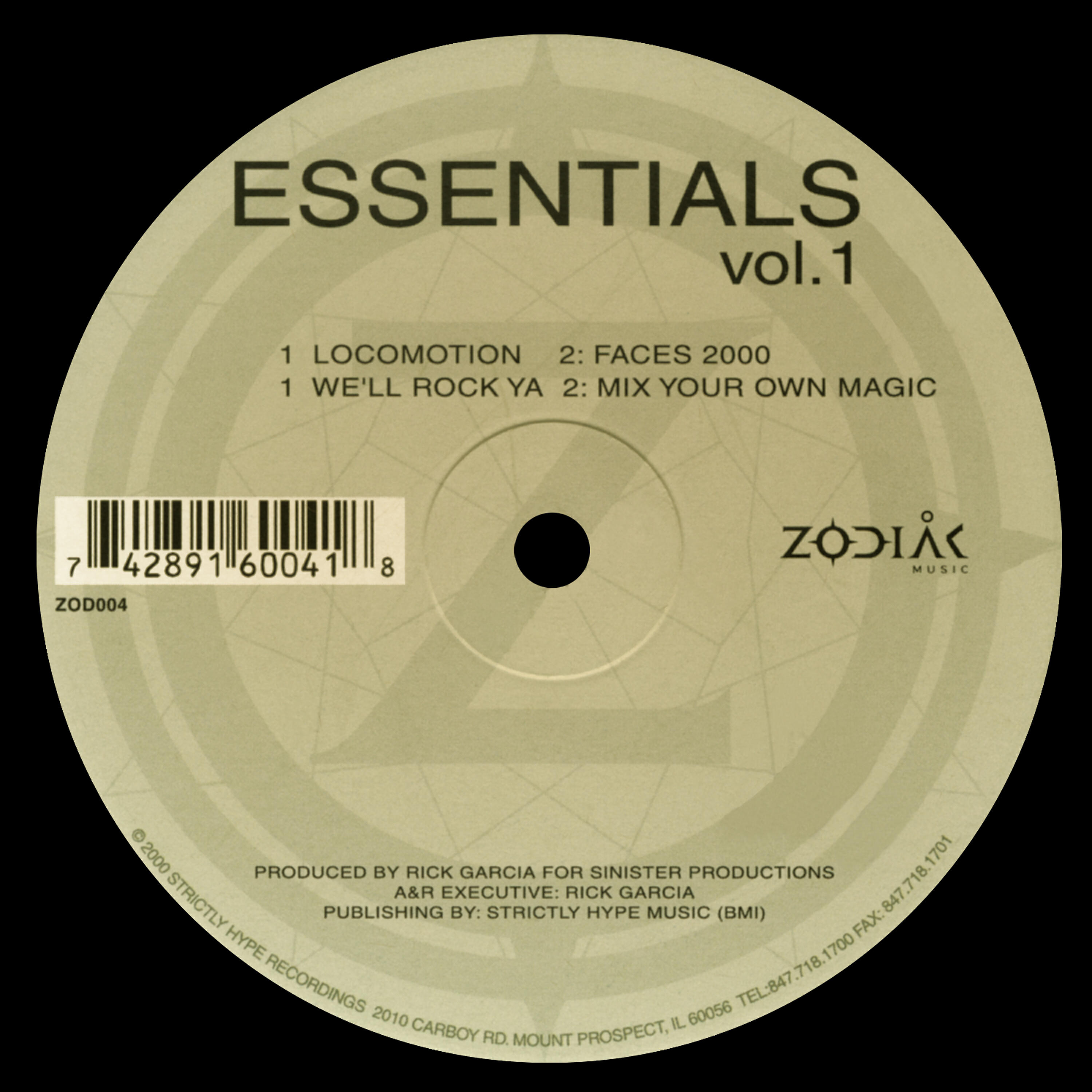 Релиз Essentials, Vol. 1