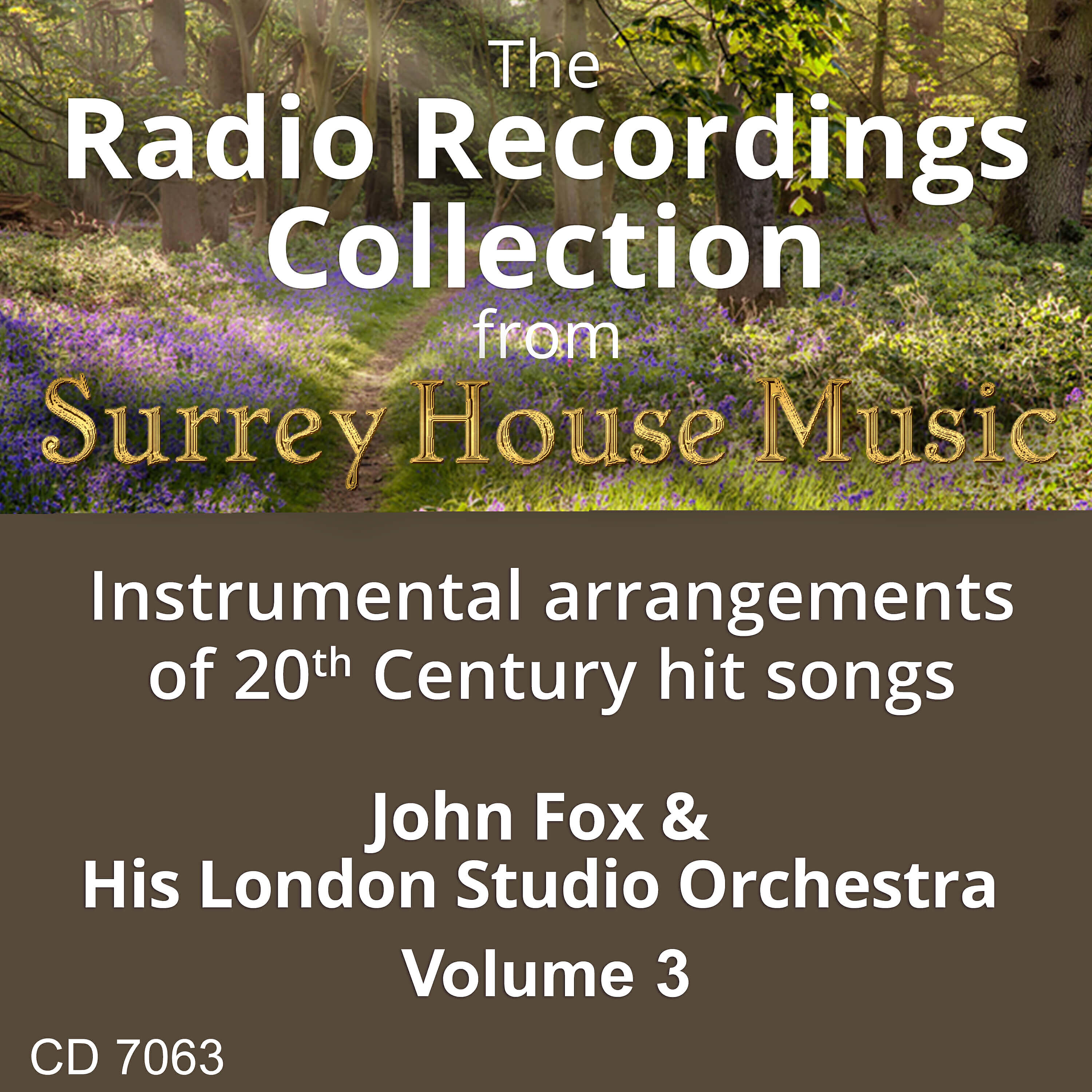 Постер альбома John Fox & His Orchestra, Vol. 3