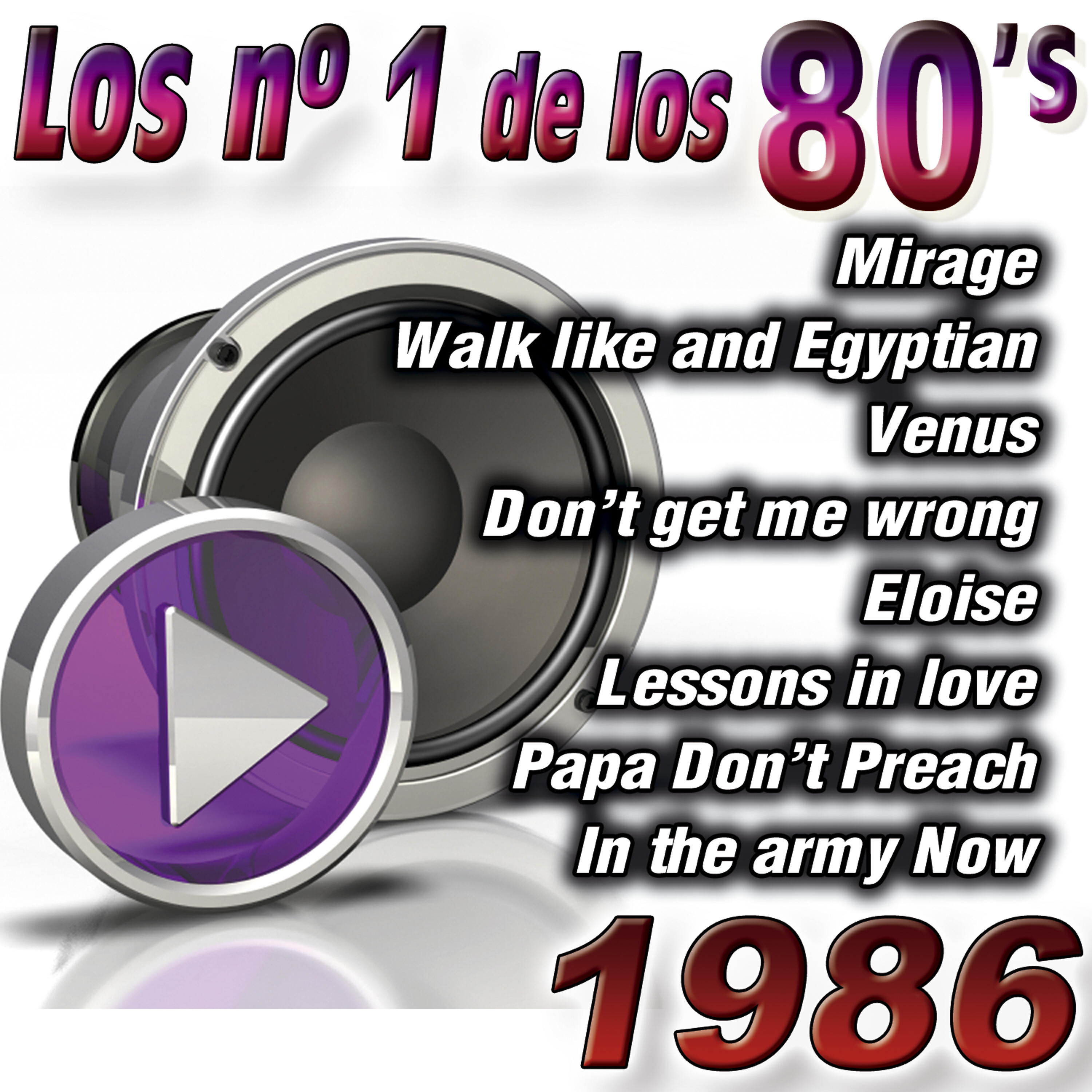 Релиз Los no. 1 de los 80'S (1986)