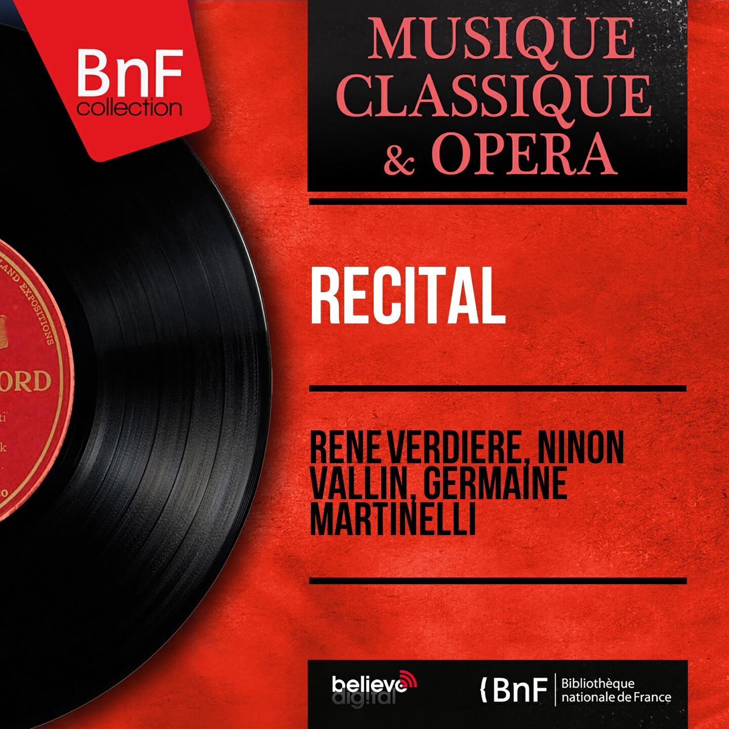 Релиз Récital (Mono Version)