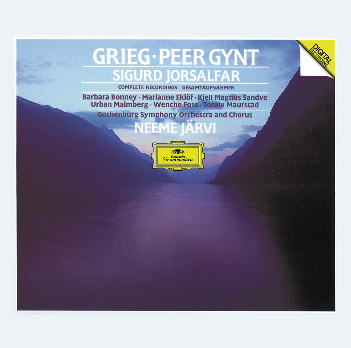 Релиз Grieg: Peer Gynt; Sigurd Jorsalfar