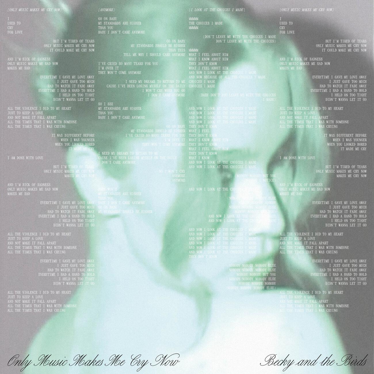 Релиз Only music makes me cry now