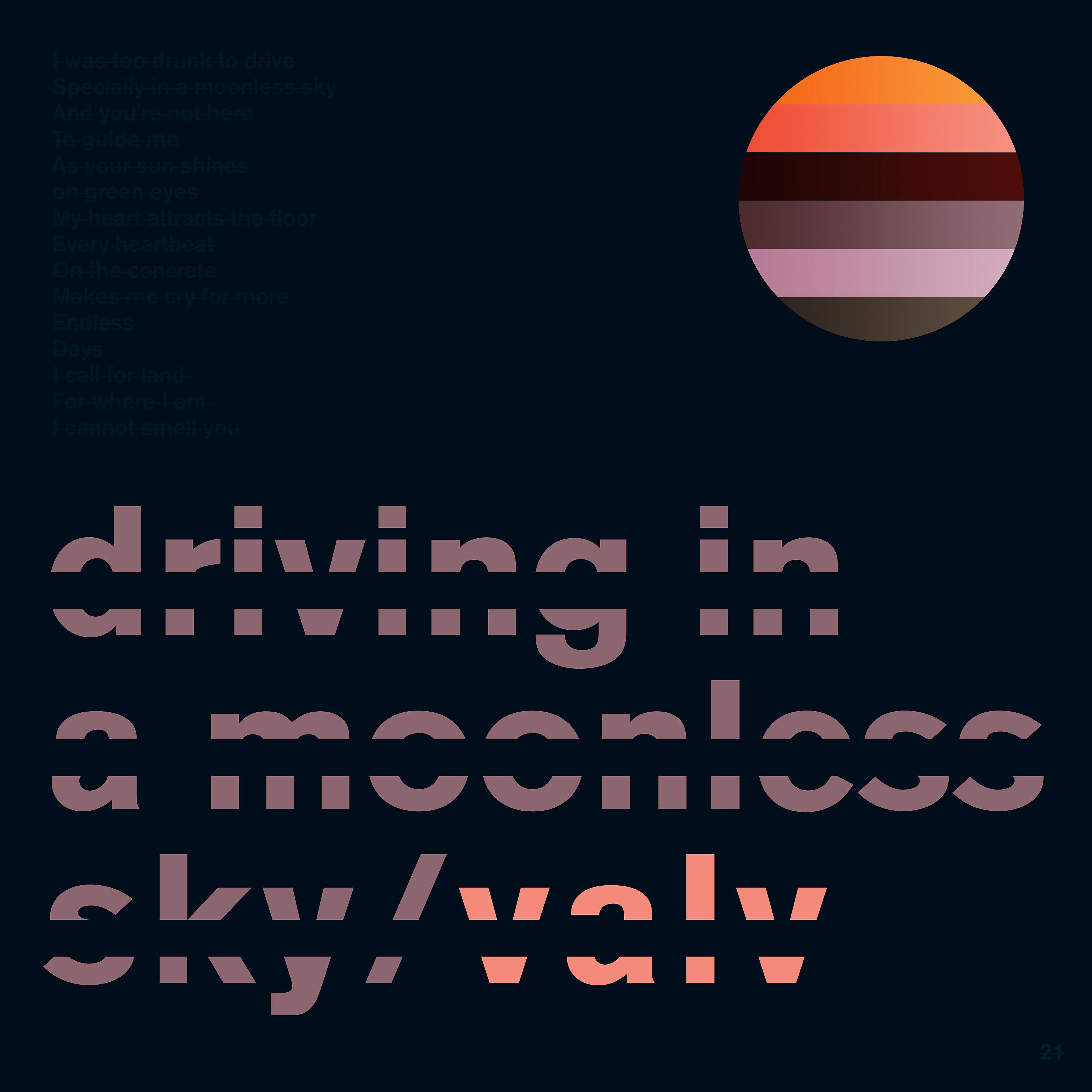 Релиз Driving in a Moonless Sky