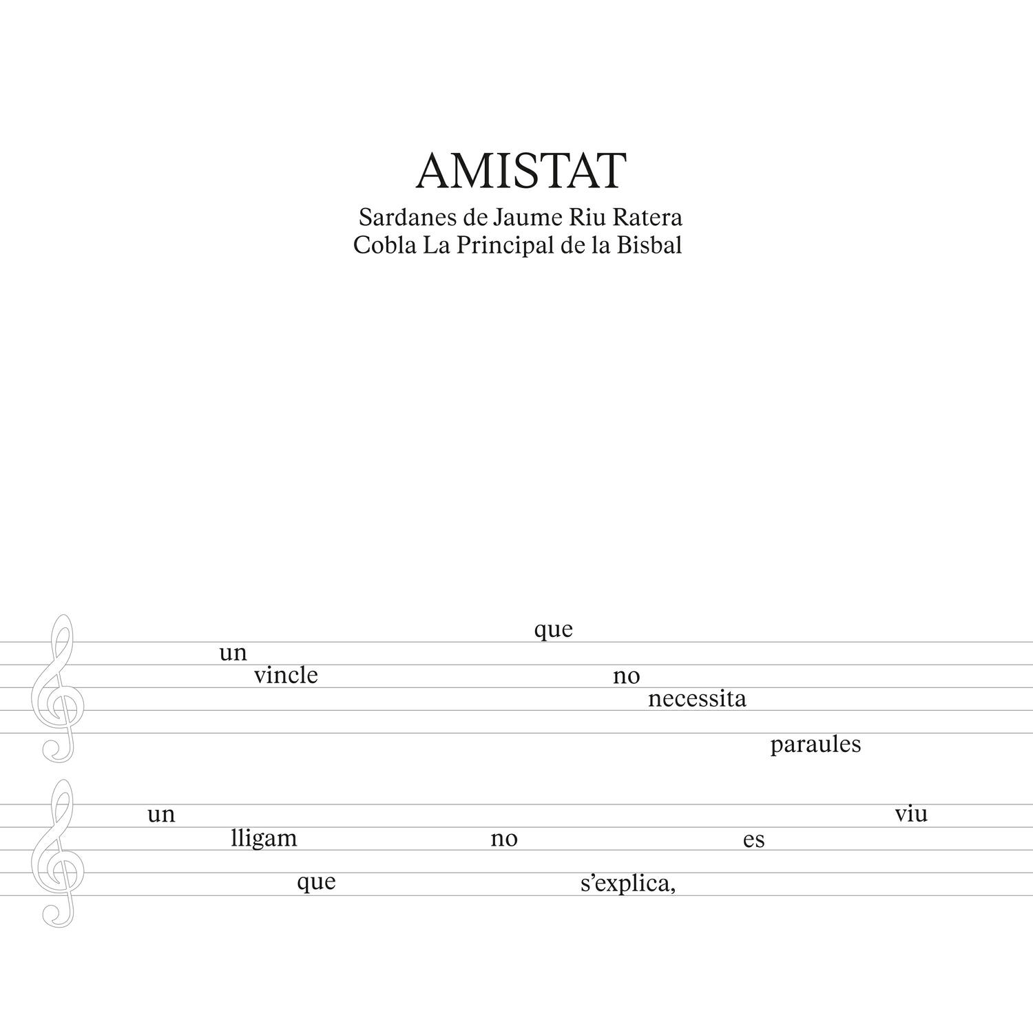 Релиз Amistat - Sardanes de Jaume Riu Ratera