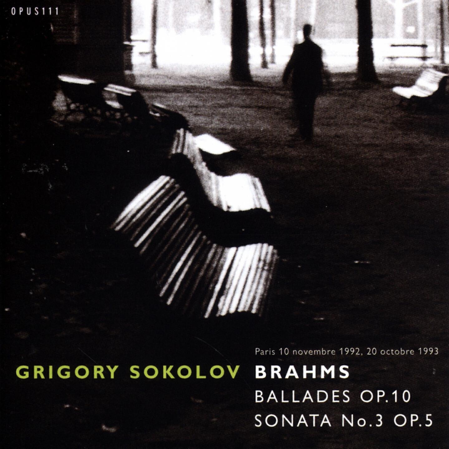 Релиз Brahms: 4 Ballads, Op. 10 - Sonata No. 3, Op. 5