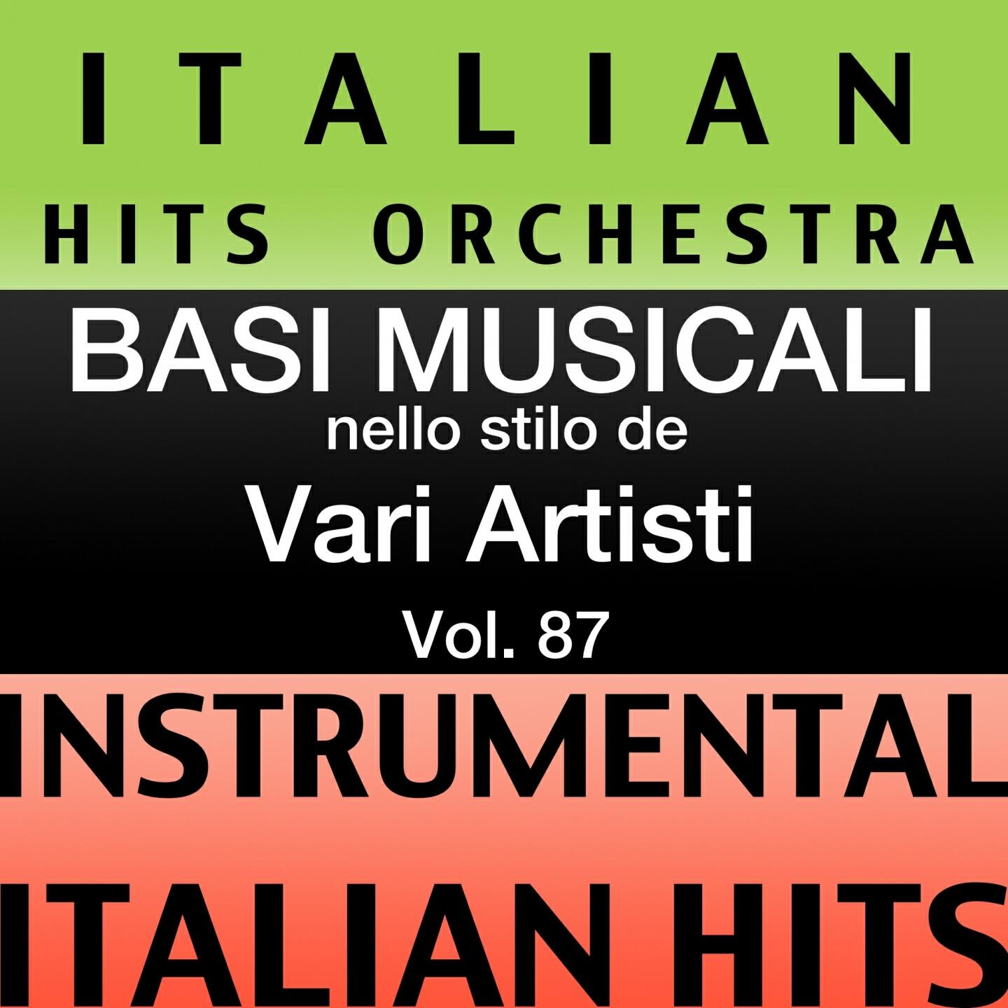 Постер альбома Basi musicale nello stilo dei vari artisti (instrumental karaoke tracks) Vol. 87