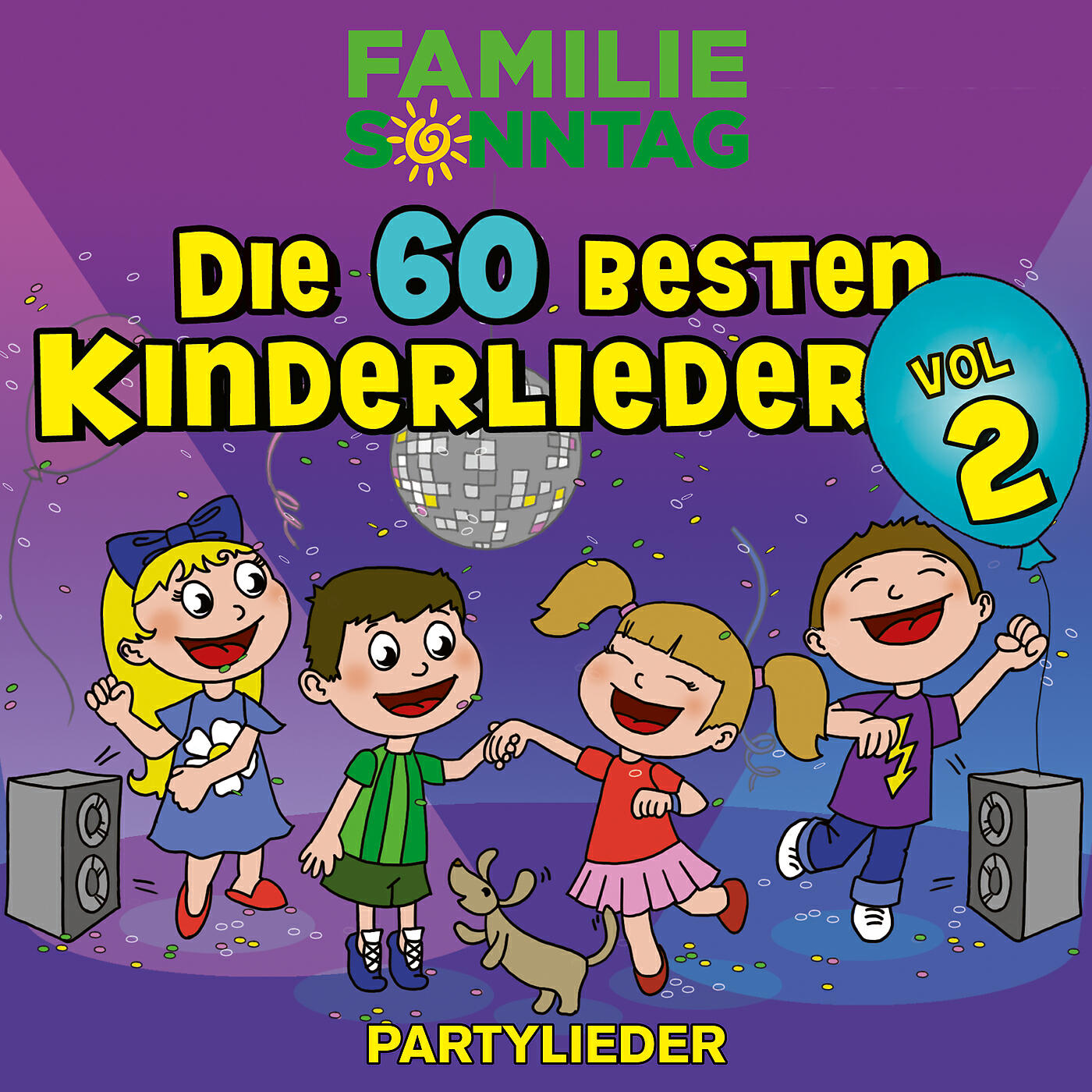 Релиз Die 60 besten Kinderlieder, Vol. 2 - Partylieder