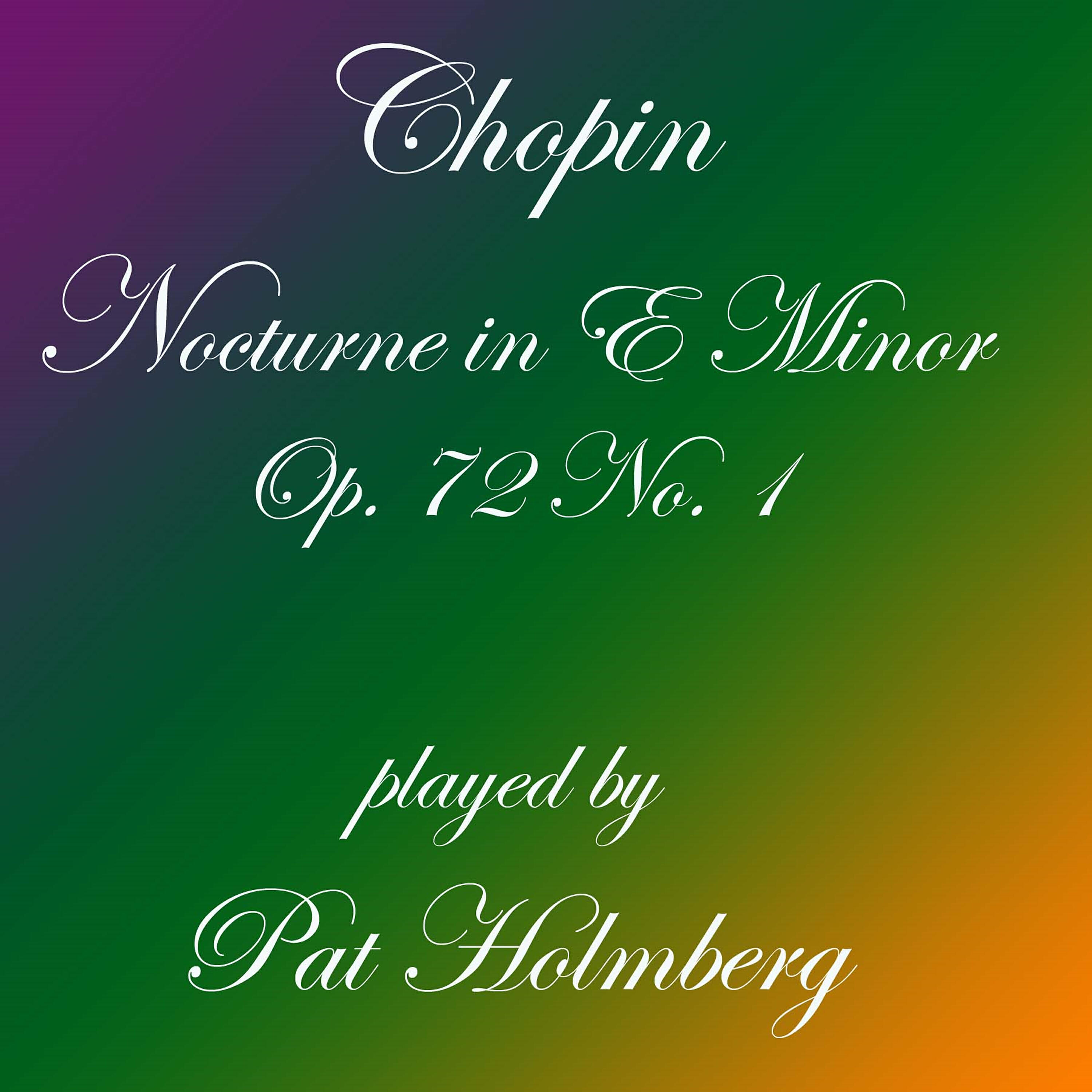 Релиз Chopin Nocturne in E Minor Op. 72 No. 1