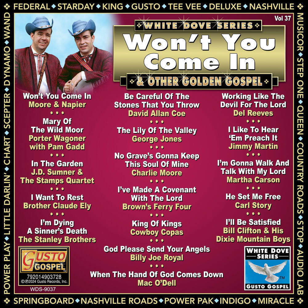 Релиз Won't You Come In & Other Golden Gospel