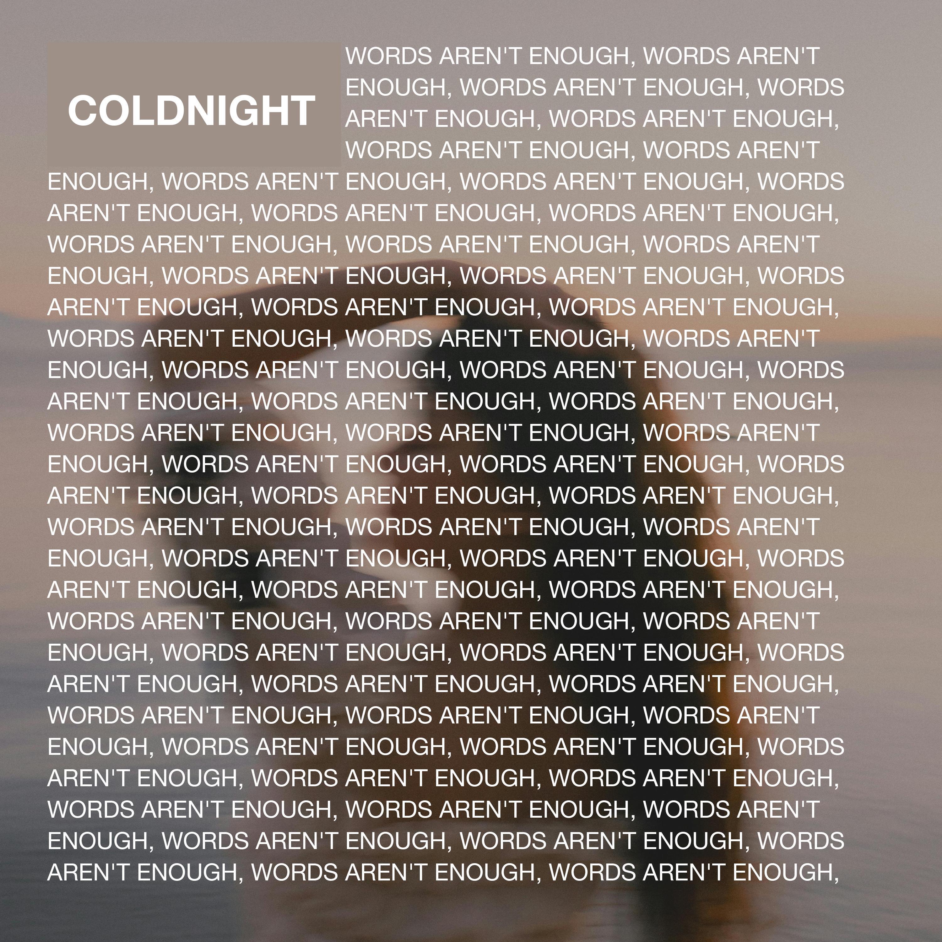 Релиз Words Aren't Enough